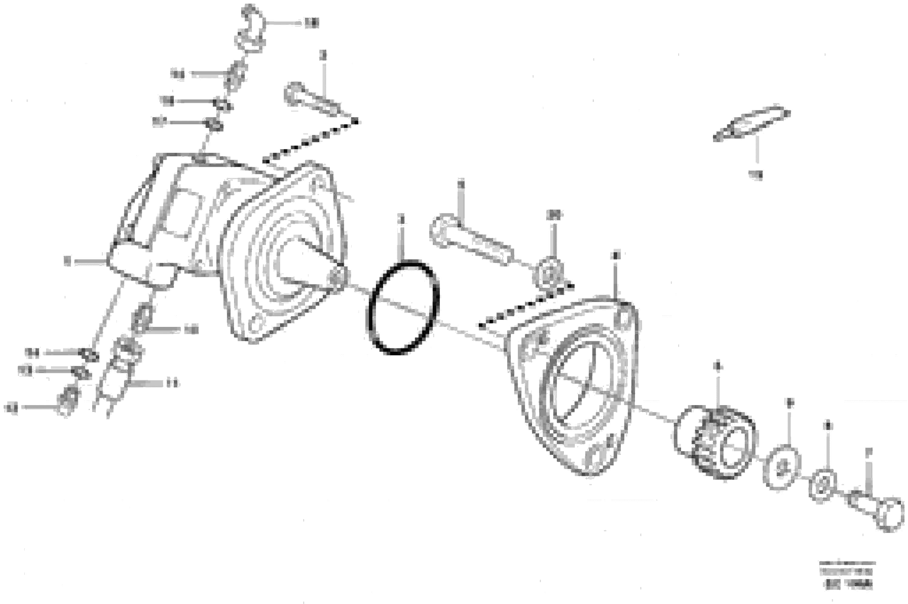 Схема запчастей Volvo L70D - 98563 Насос L70D