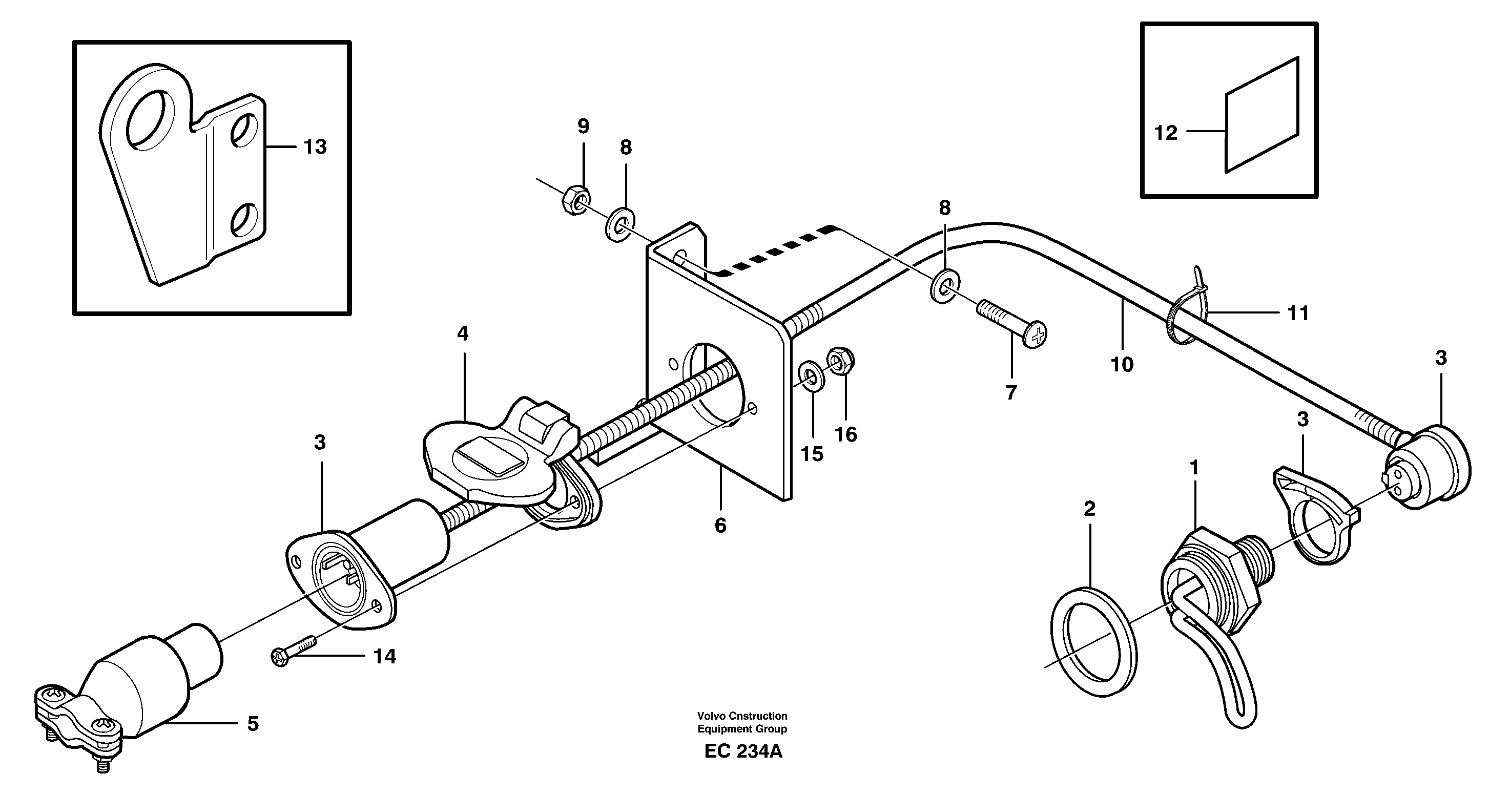 Схема запчастей Volvo L70D - 61654 Engine heater L70D