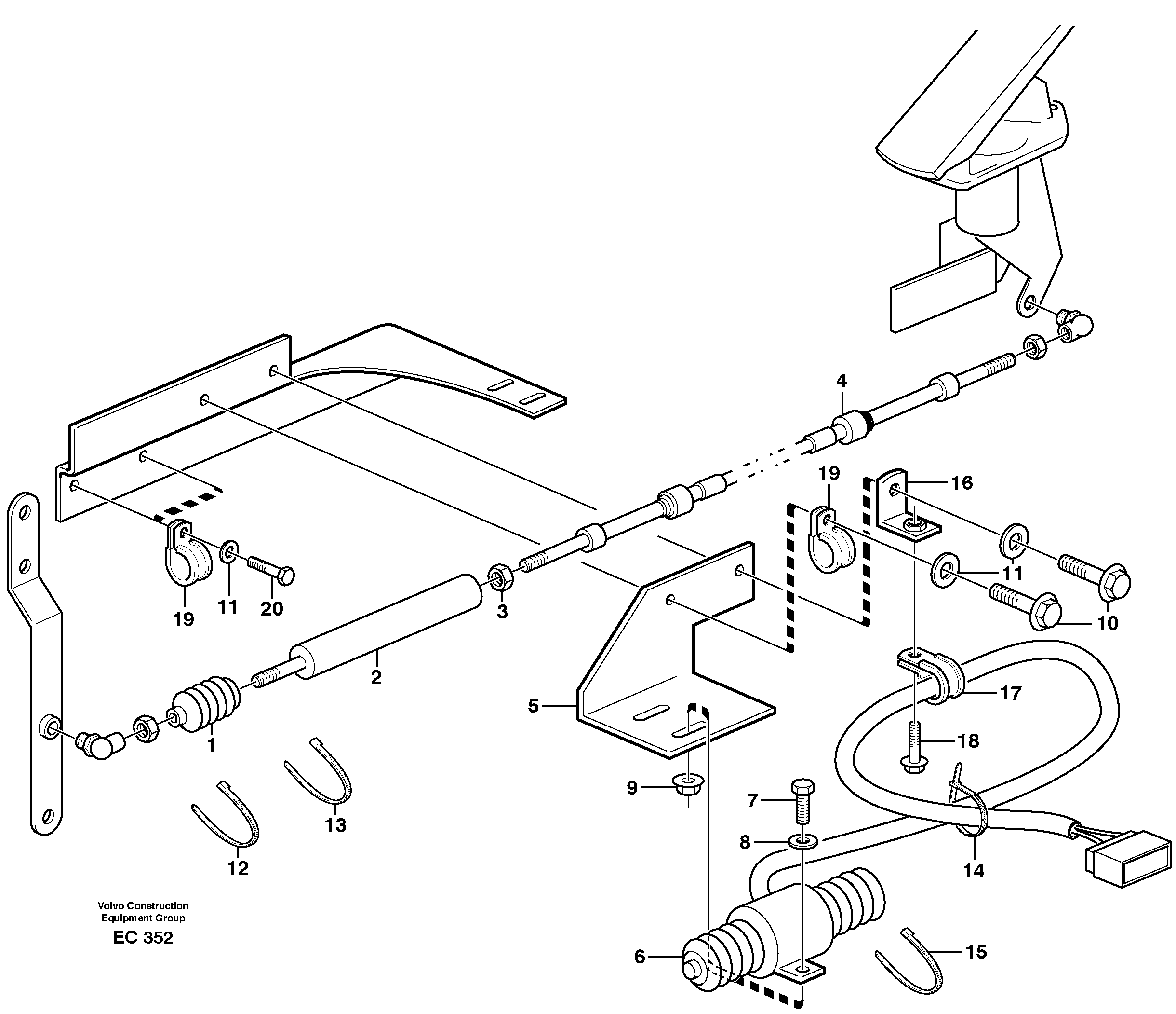 Схема запчастей Volvo L70D - 49856 Speed limiter L70D