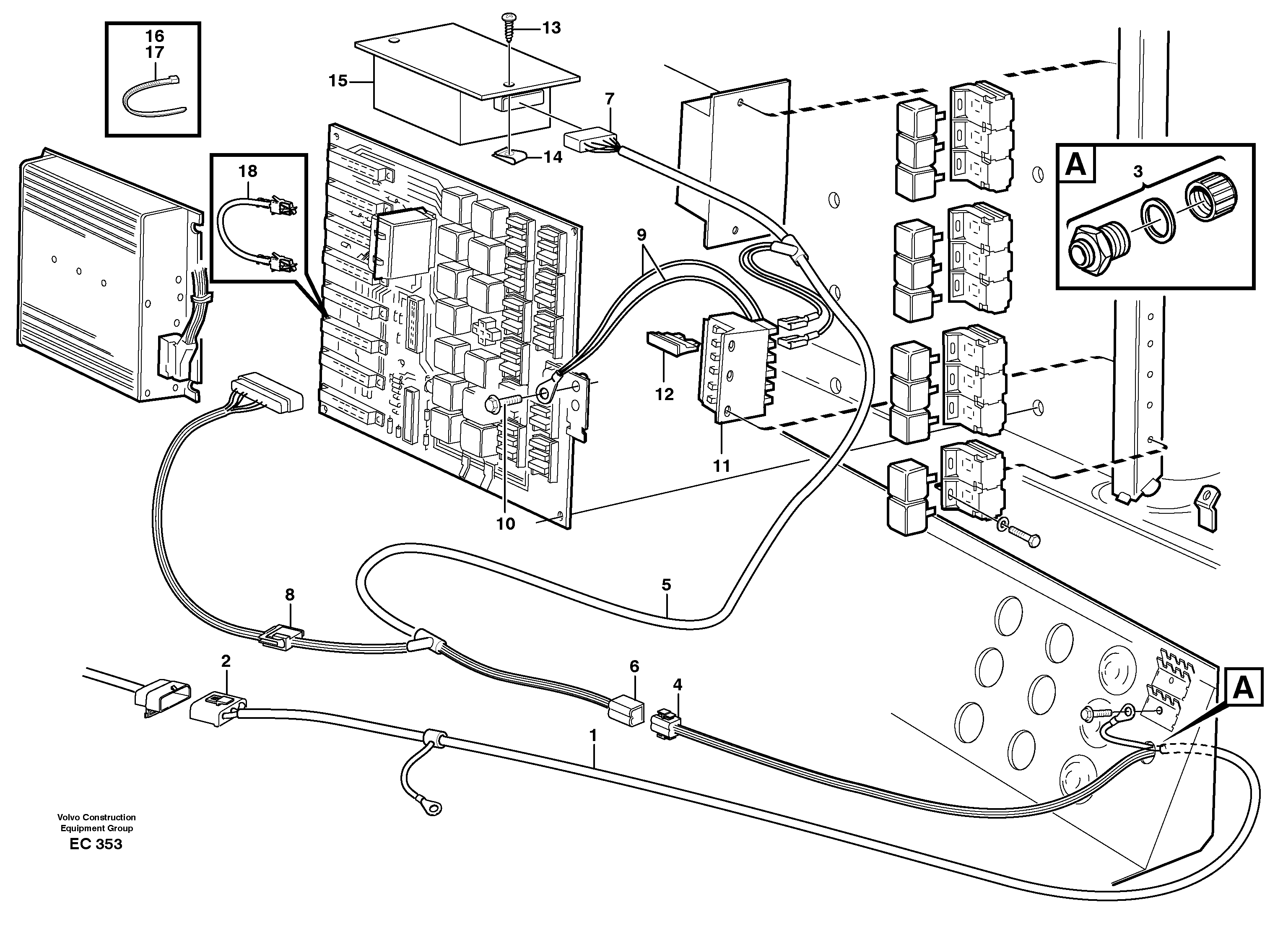 Схема запчастей Volvo L70D - 36675 Electrical system: speed limiter max.30km/h,20km/h L70D