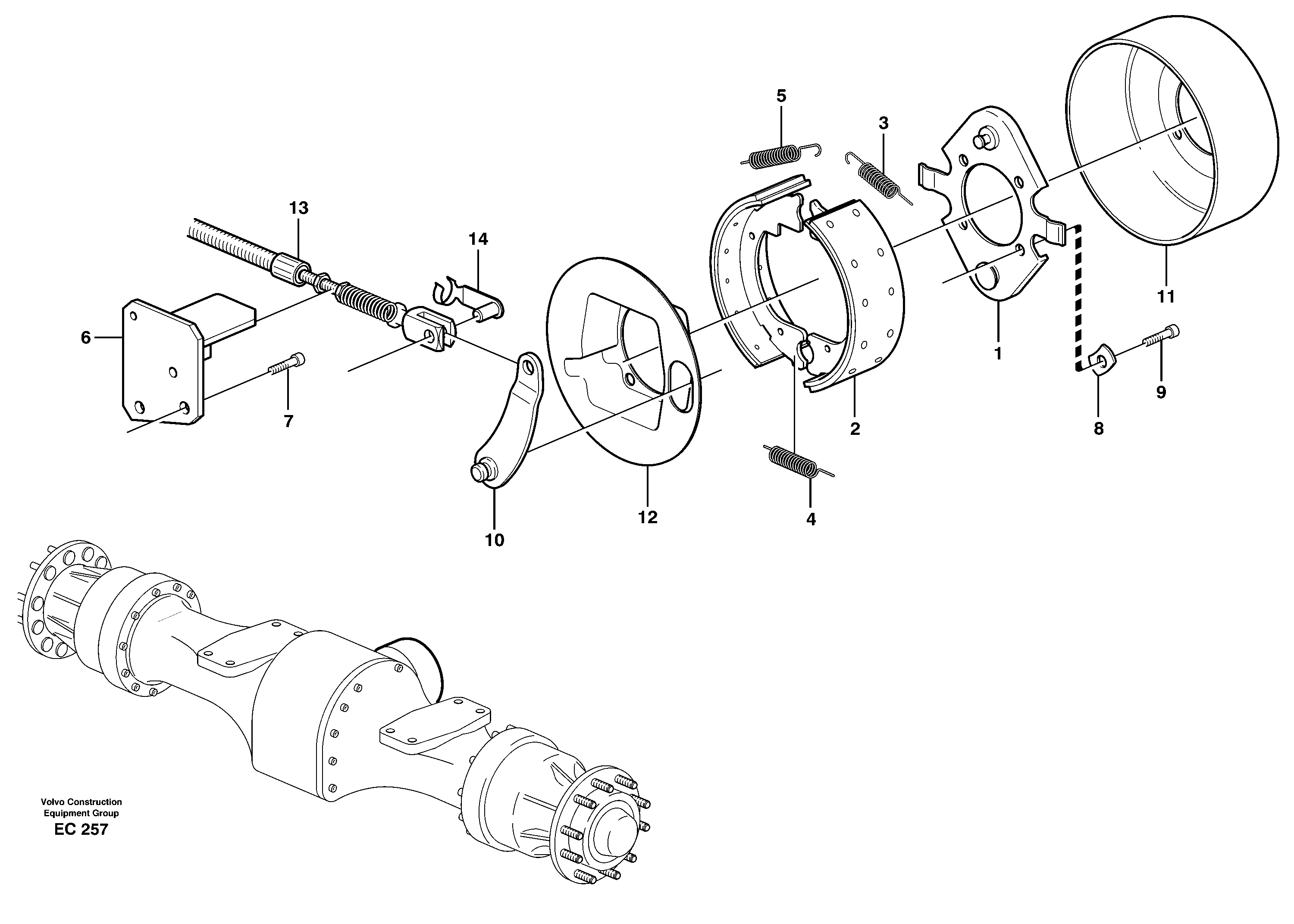 Схема запчастей Volvo L70D - 32533 Parking brake L70D