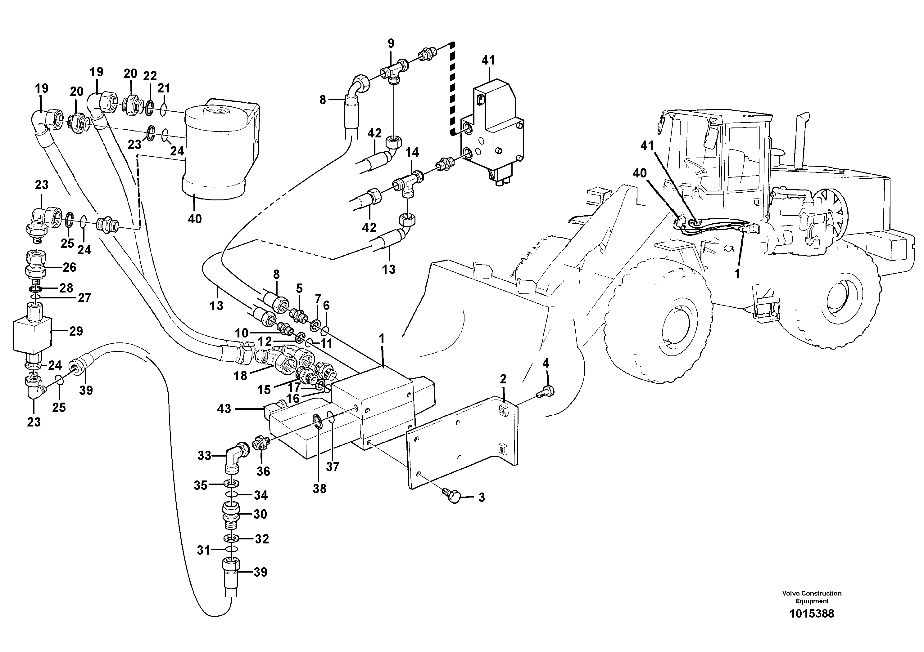 Схема запчастей Volvo L120D - 41306 Comfort drive control L120D