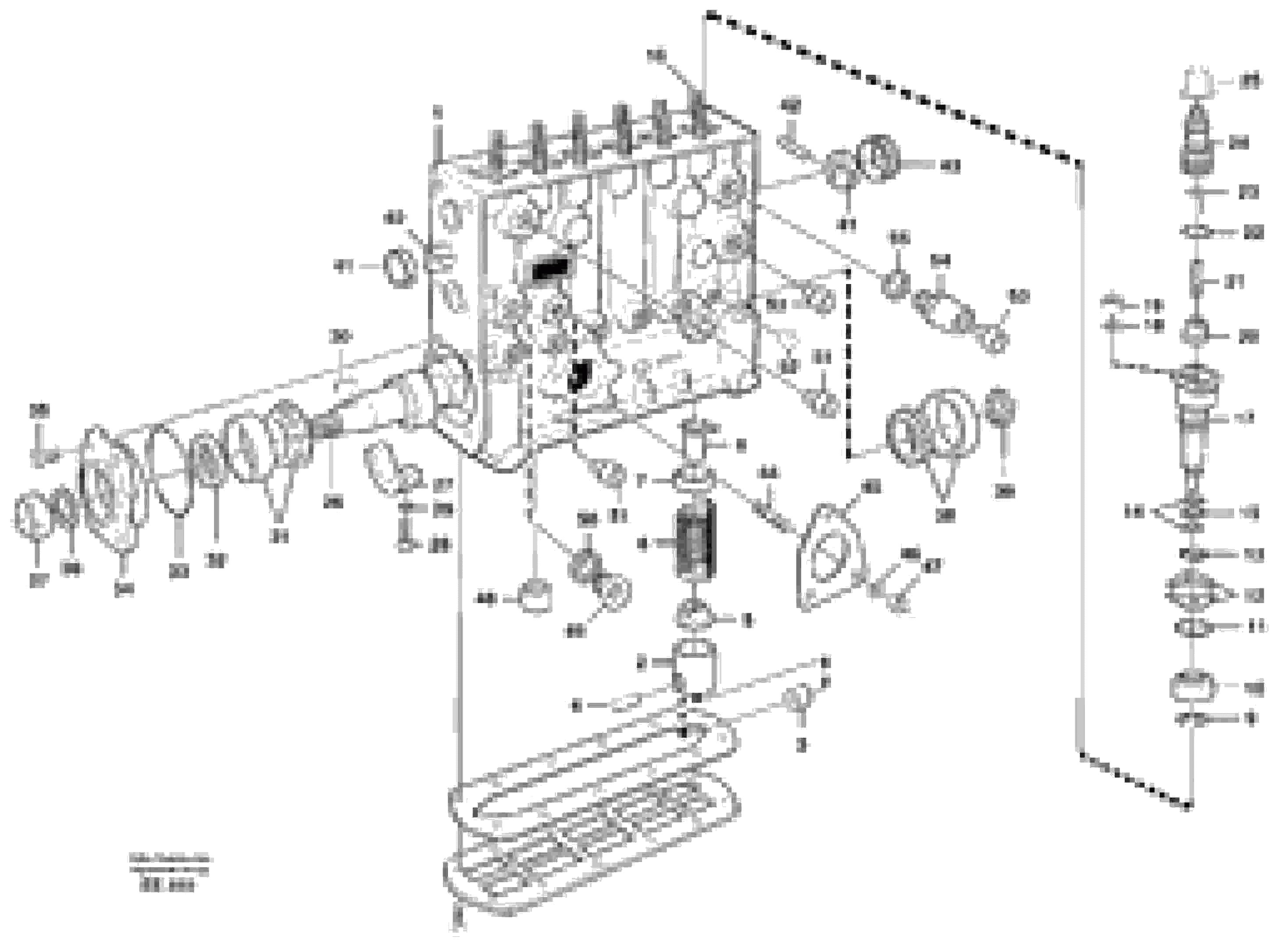 Схема запчастей Volvo L120D - 89121 Насос L120D