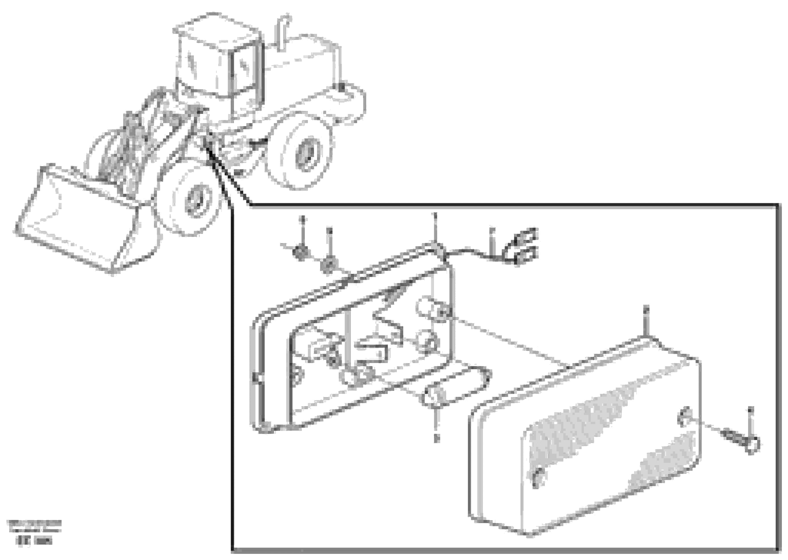 Схема запчастей Volvo L120D - 24857 Side marking lamp L120D