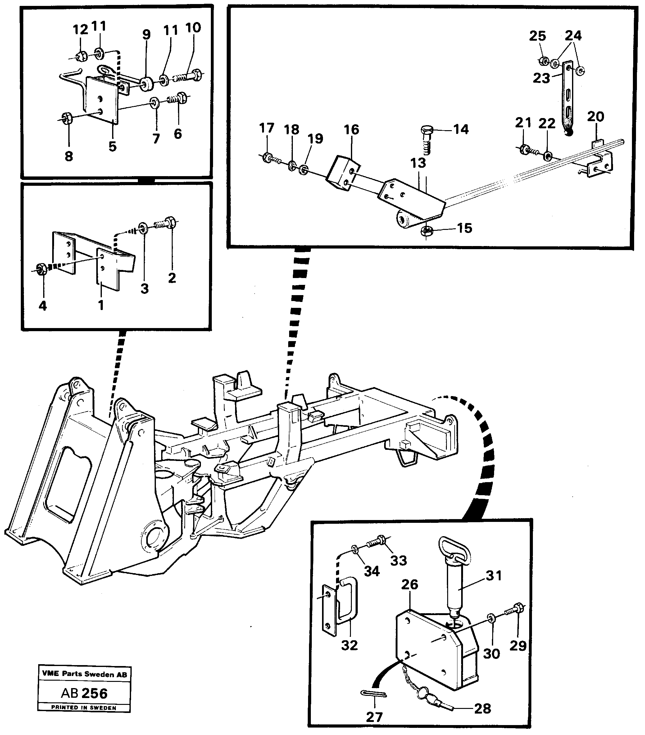 Схема запчастей Volvo L50 - 41211 Equipment L50 L50 S/N 6401- / 60301- USA