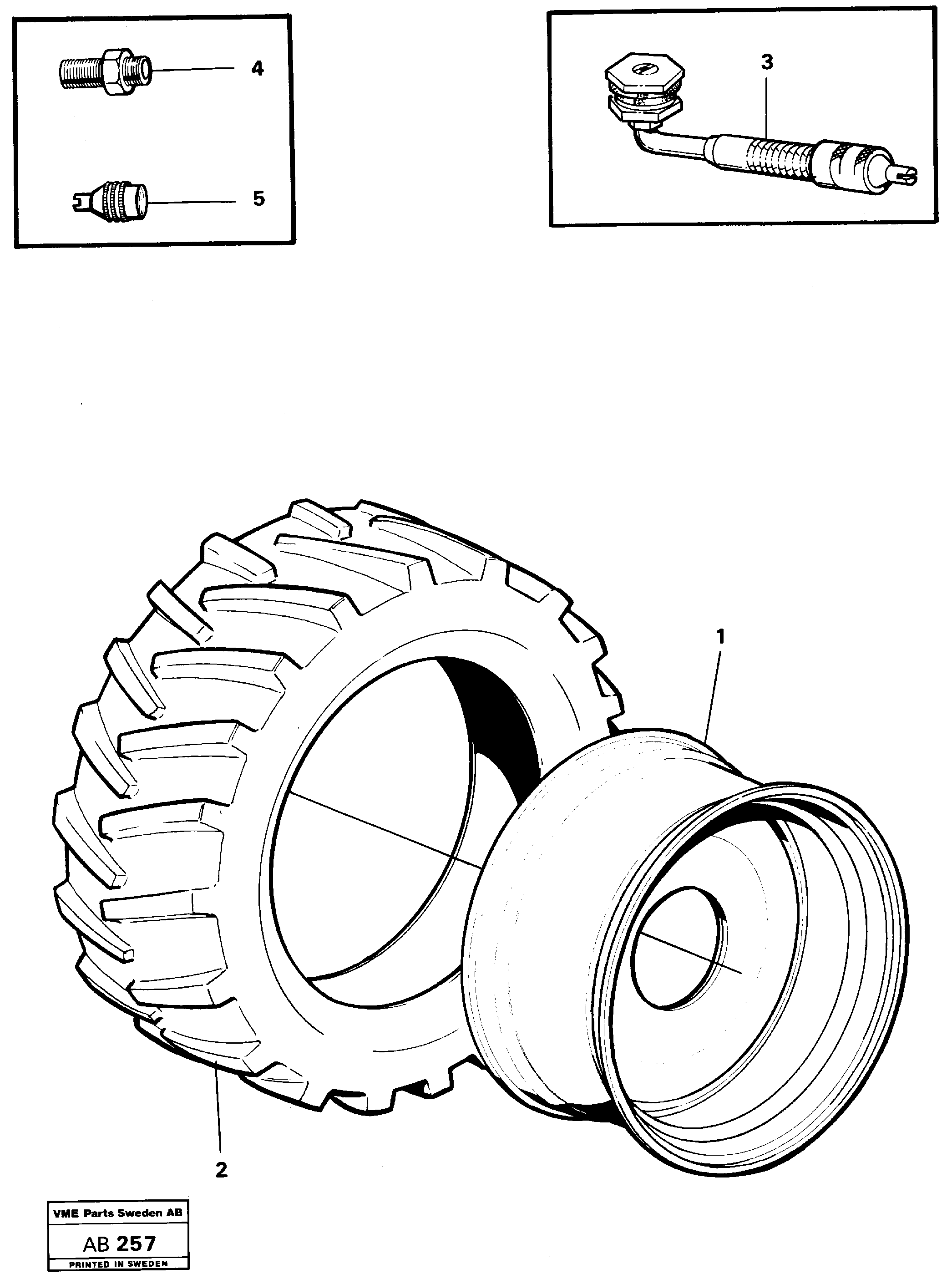 Схема запчастей Volvo L50 - 9926 Wheel L50 L50 S/N 6401- / 60301- USA