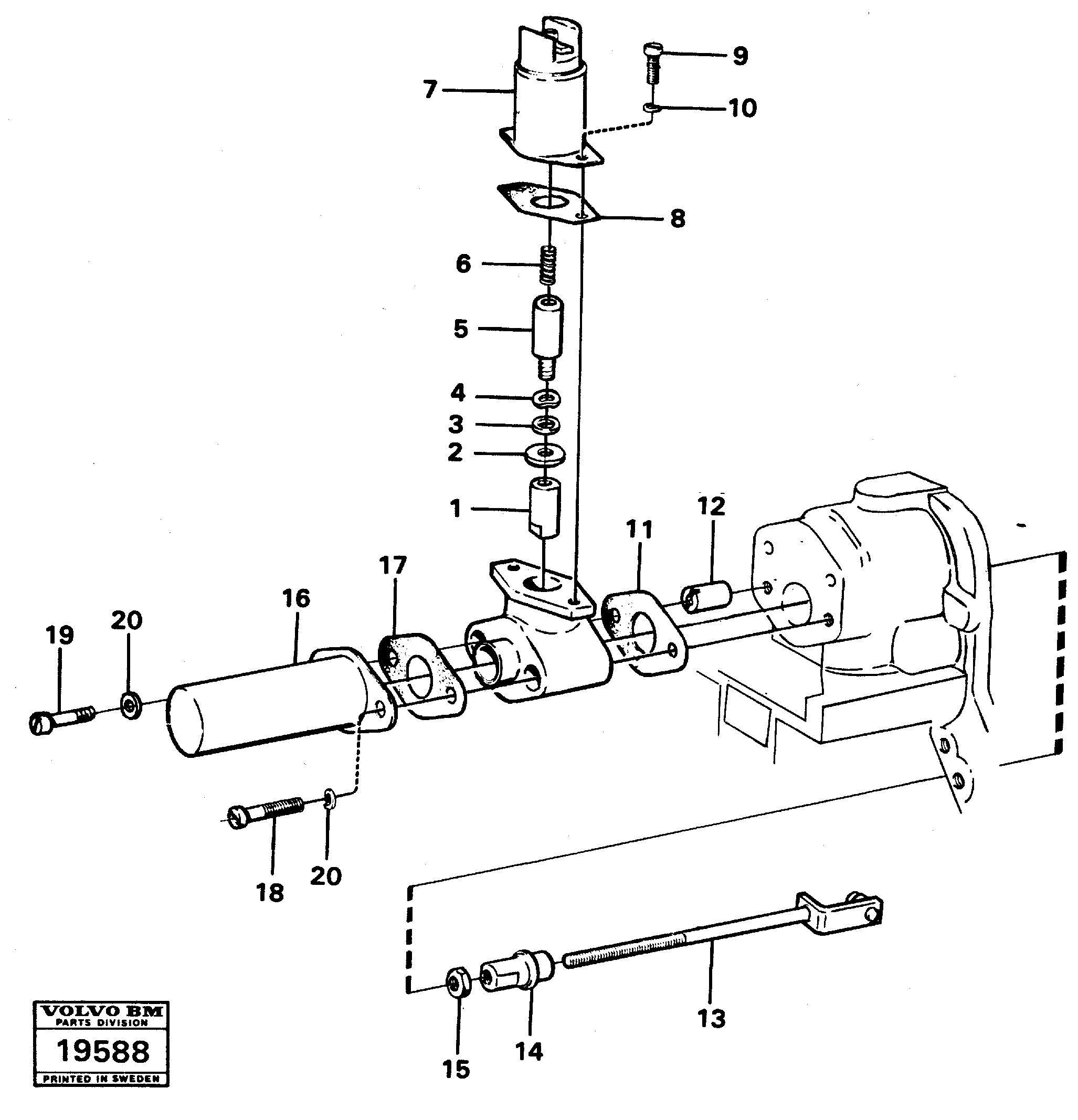 Схема запчастей Volvo L50 - 469 Cold-starting device L50 L50 S/N -6400/-60300 USA
