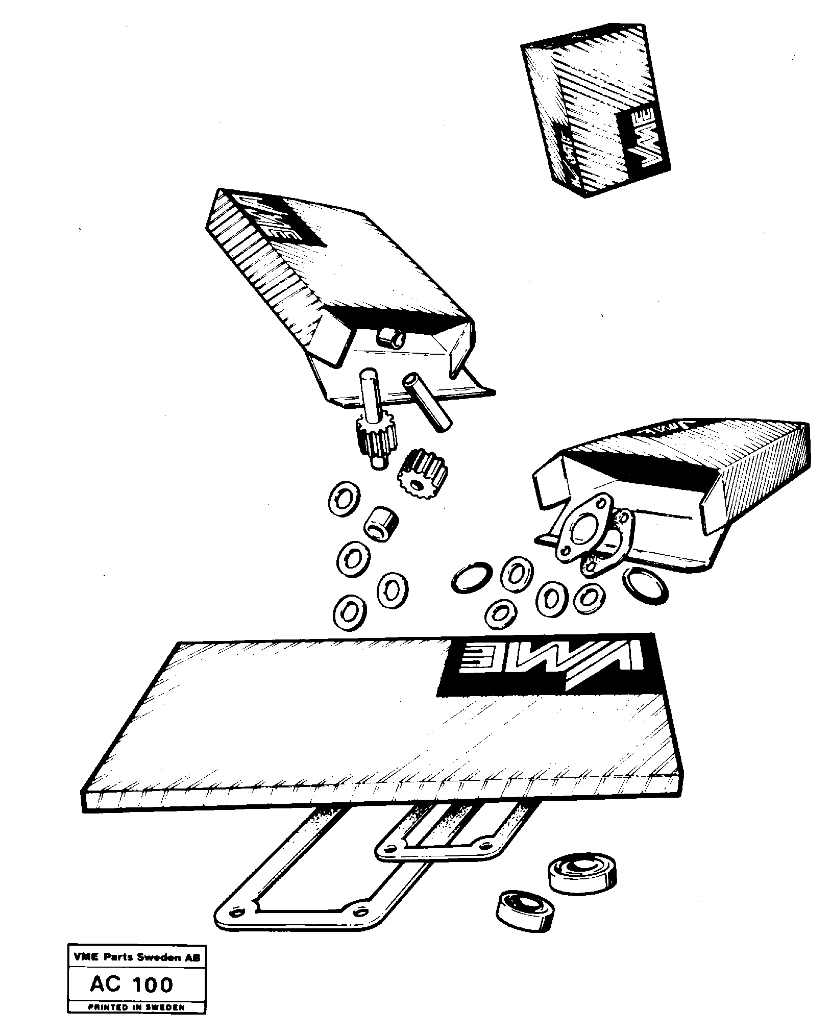 Схема запчастей Volvo L70 - 5013 Ремкомплект двигателя L70 L70 S/N 7401- / 60501- USA