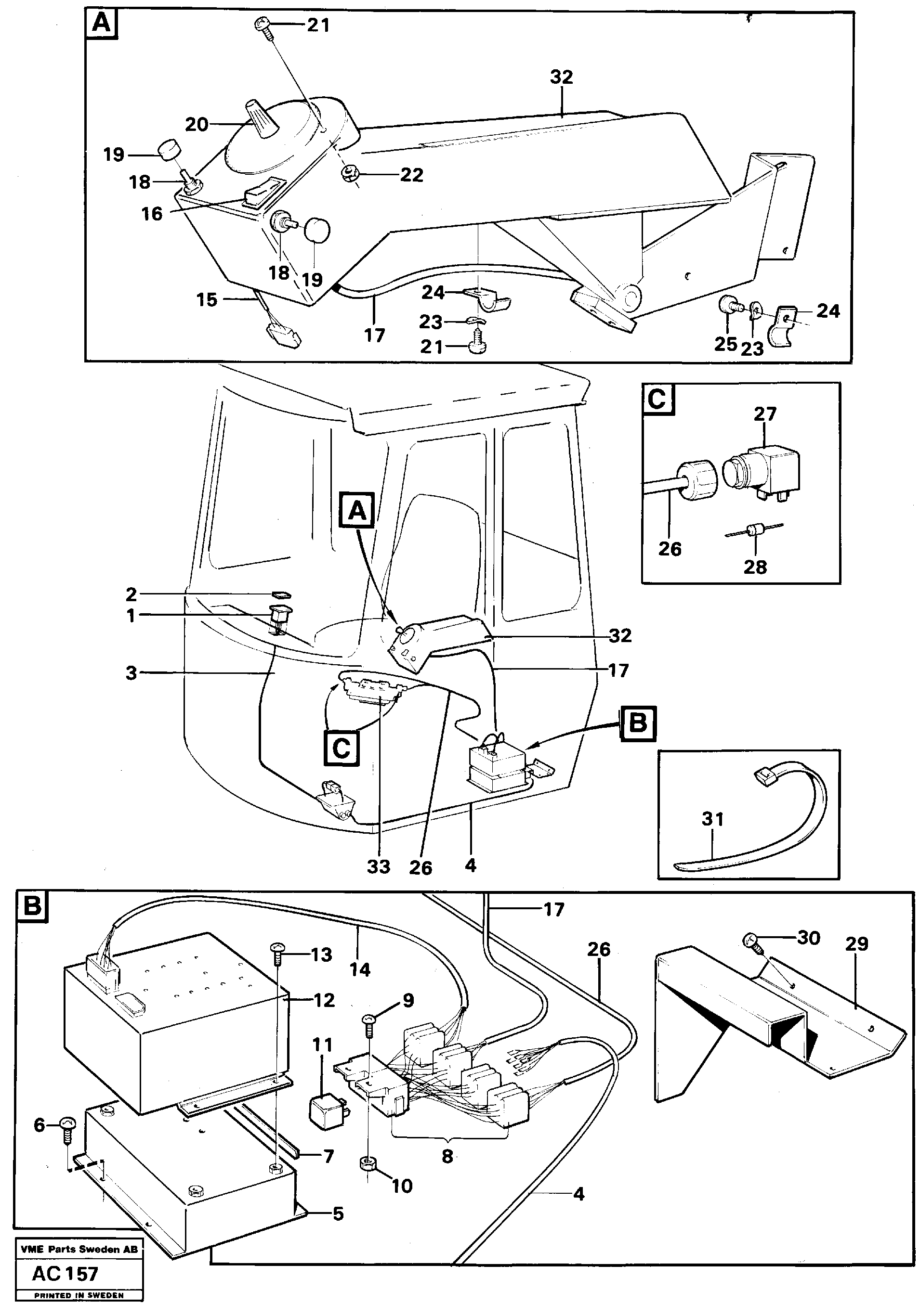Схема запчастей Volvo L70 - 40893 Comfort drive control L70 L70 S/N 7401- / 60501- USA