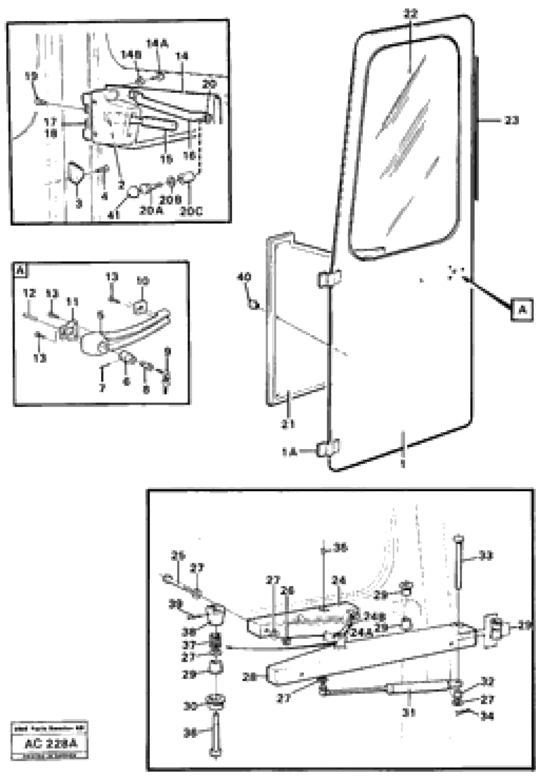 Схема запчастей Volvo L70 - 52641 Door L70 L70 S/N 7401- / 60501- USA
