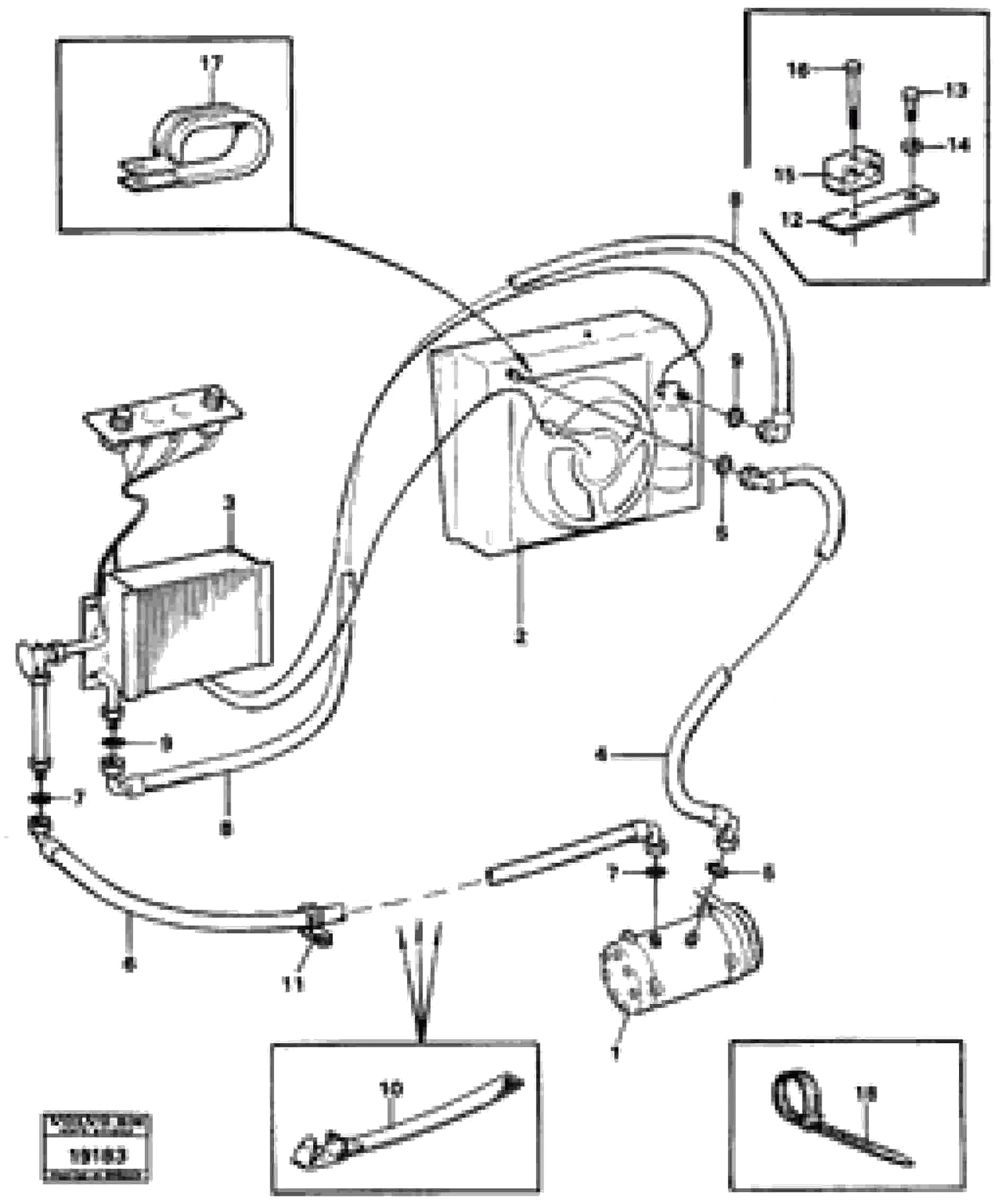 Схема запчастей Volvo L70 - 21218 Air conditioning L70 L70 S/N -7400/ -60500 USA