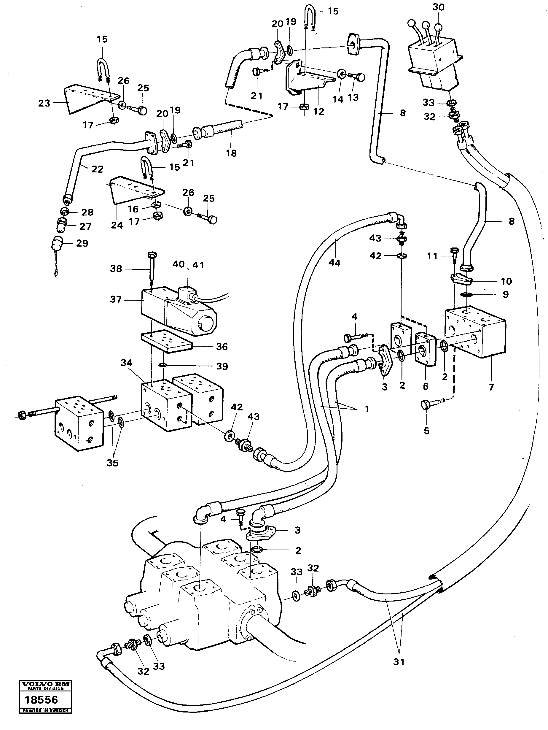 Схема запчастей Volvo L90 - 41928 3:rd function L90 L90