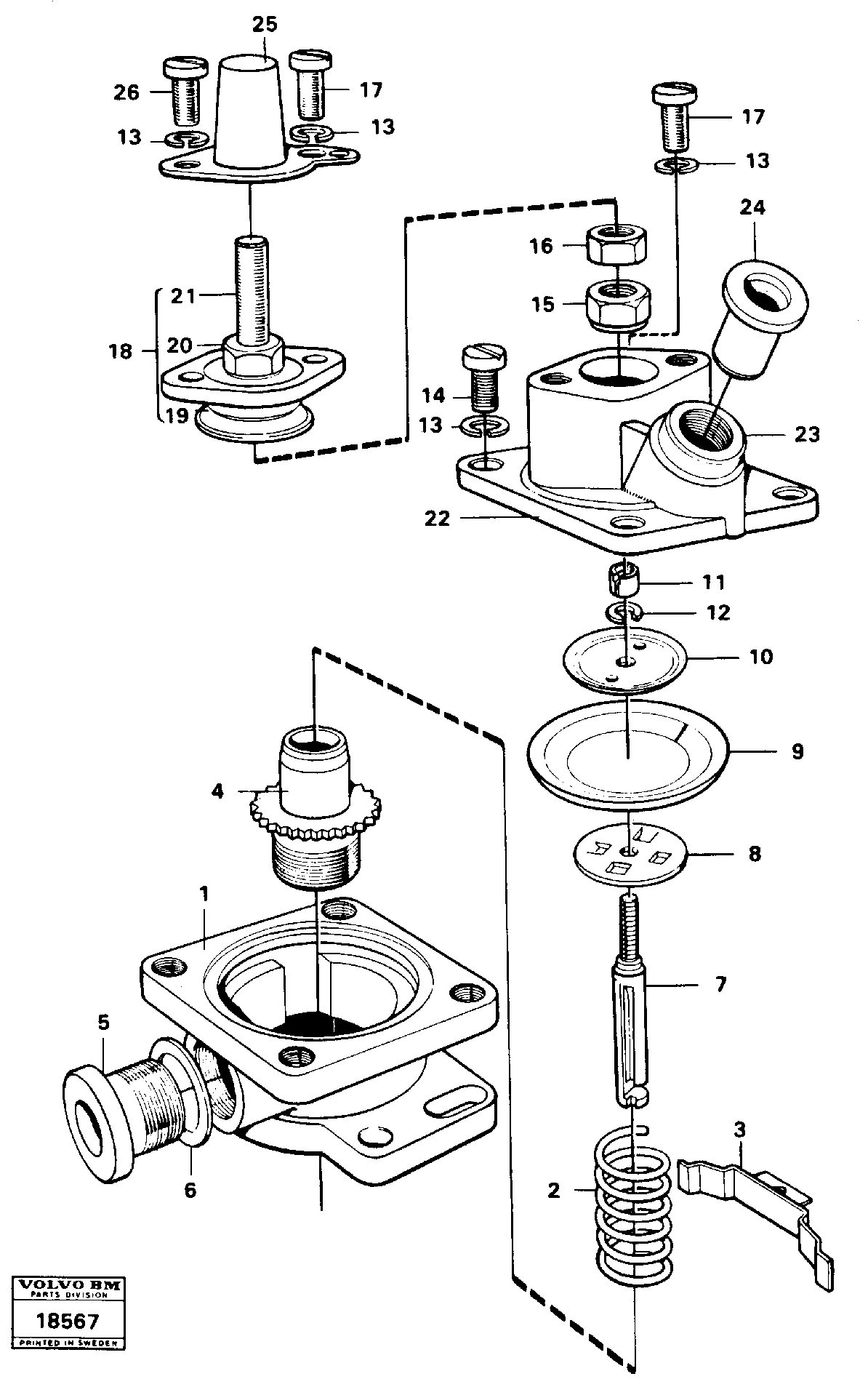 Схема запчастей Volvo L90 - 14241 Smoke limiter L90 L90