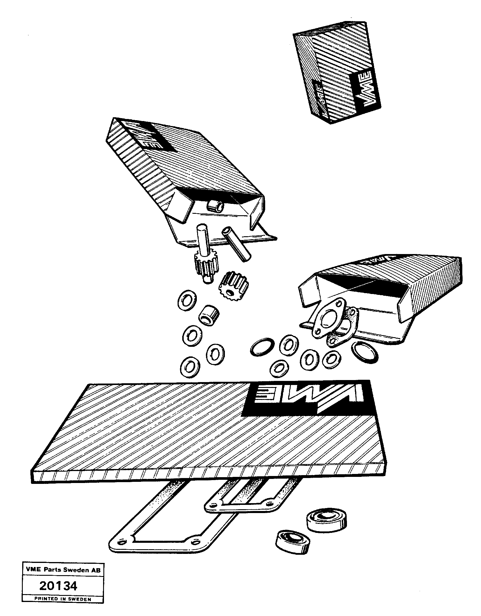 Схема запчастей Volvo L90 - 50297 Gasket kit for transmission L90 L90