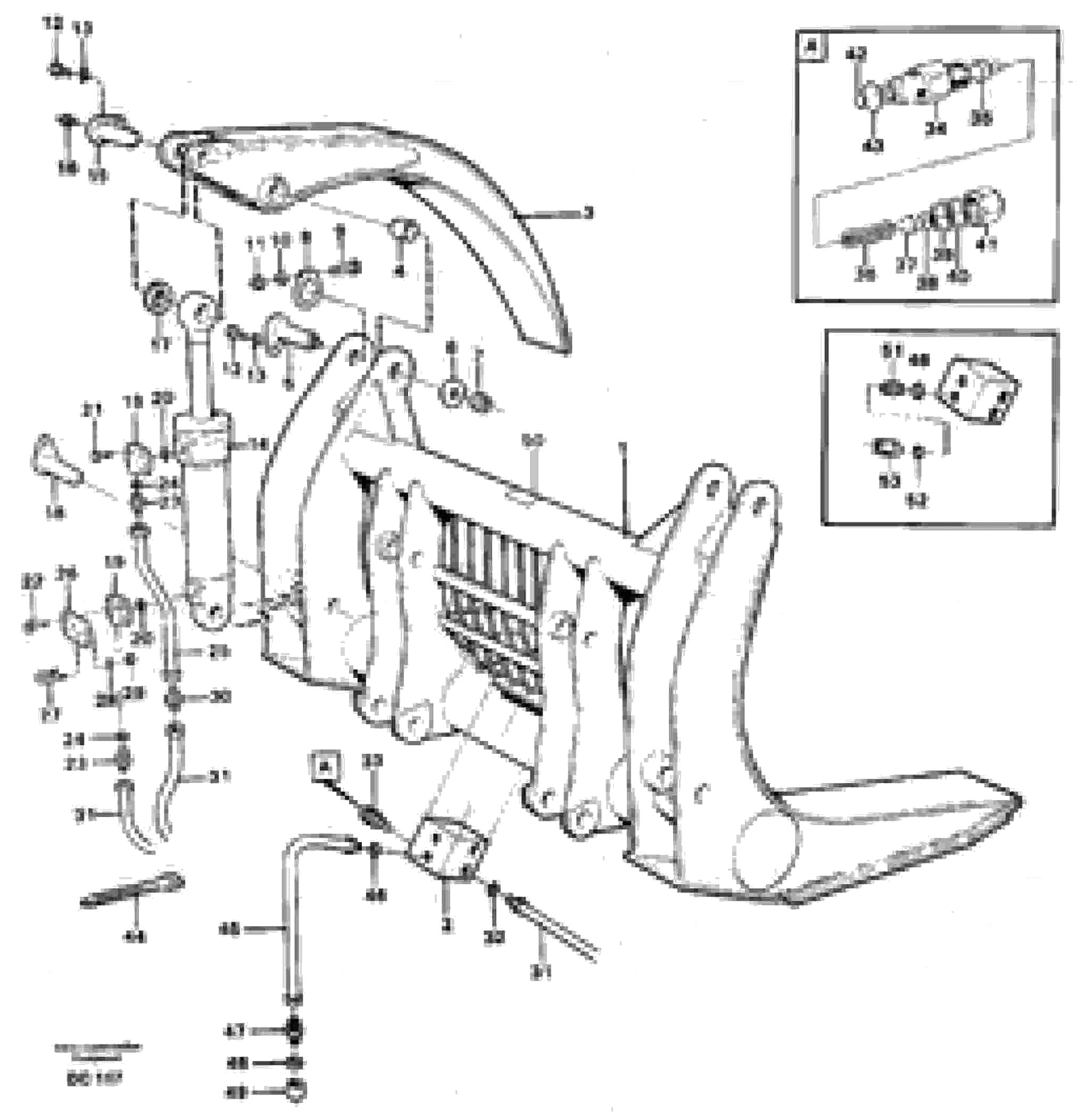Схема запчастей Volvo L90B - 29108 Tropical timber grapple ATTACHMENTS ATTACHMENTS WHEEL LOADERS GEN. - C