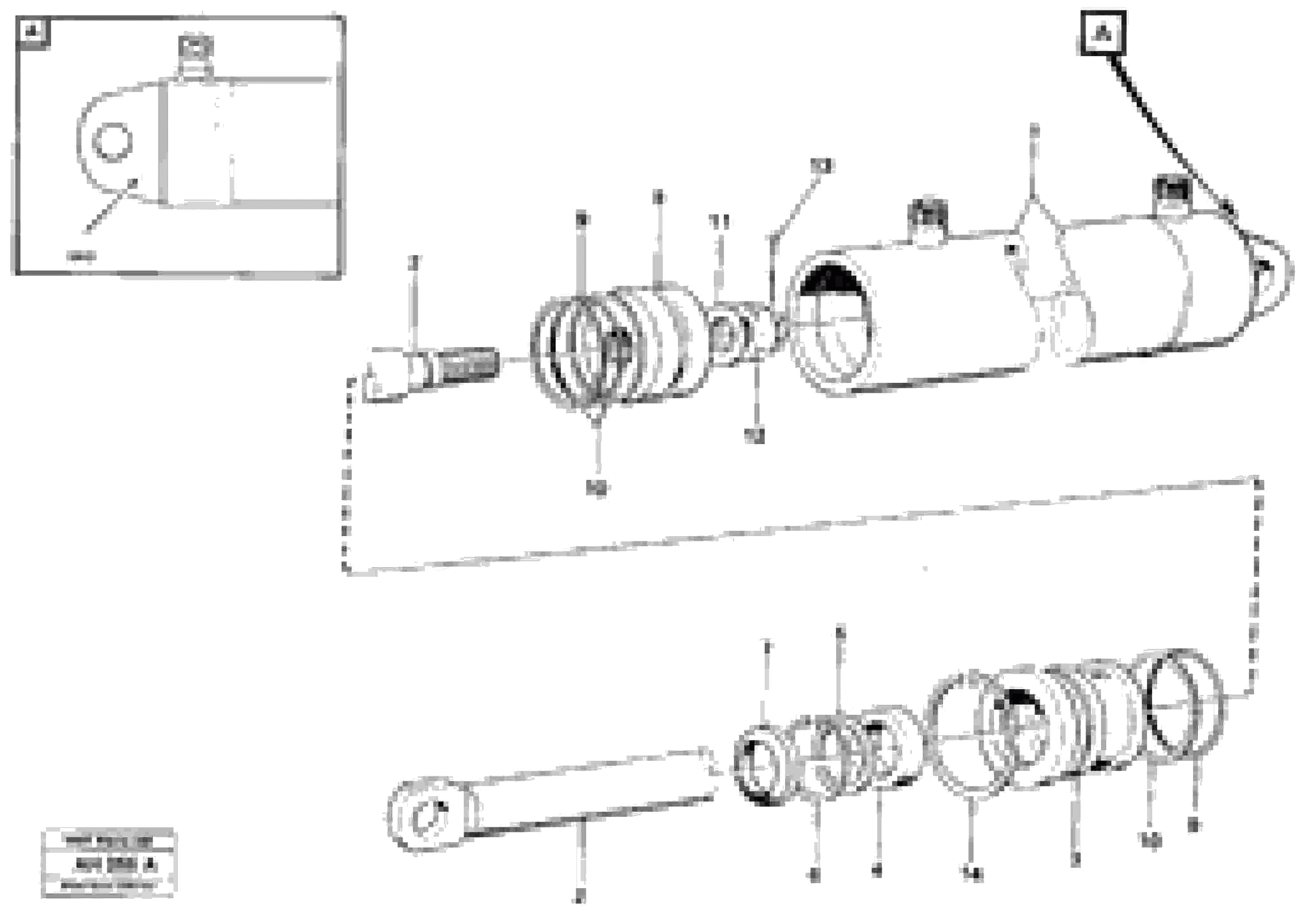 Схема запчастей Volvo L90B - 29603 Гидроцилиндр L90B VOLVO BM VOLVO BM L90B