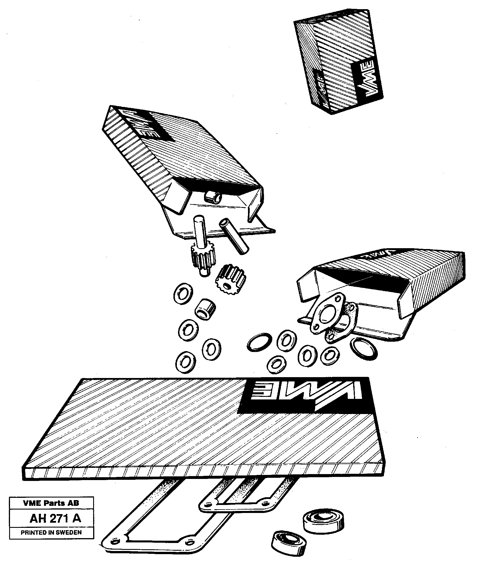 Схема запчастей Volvo L90B - 12076 Ремкомплект двигателя L90B VOLVO BM VOLVO BM L90B