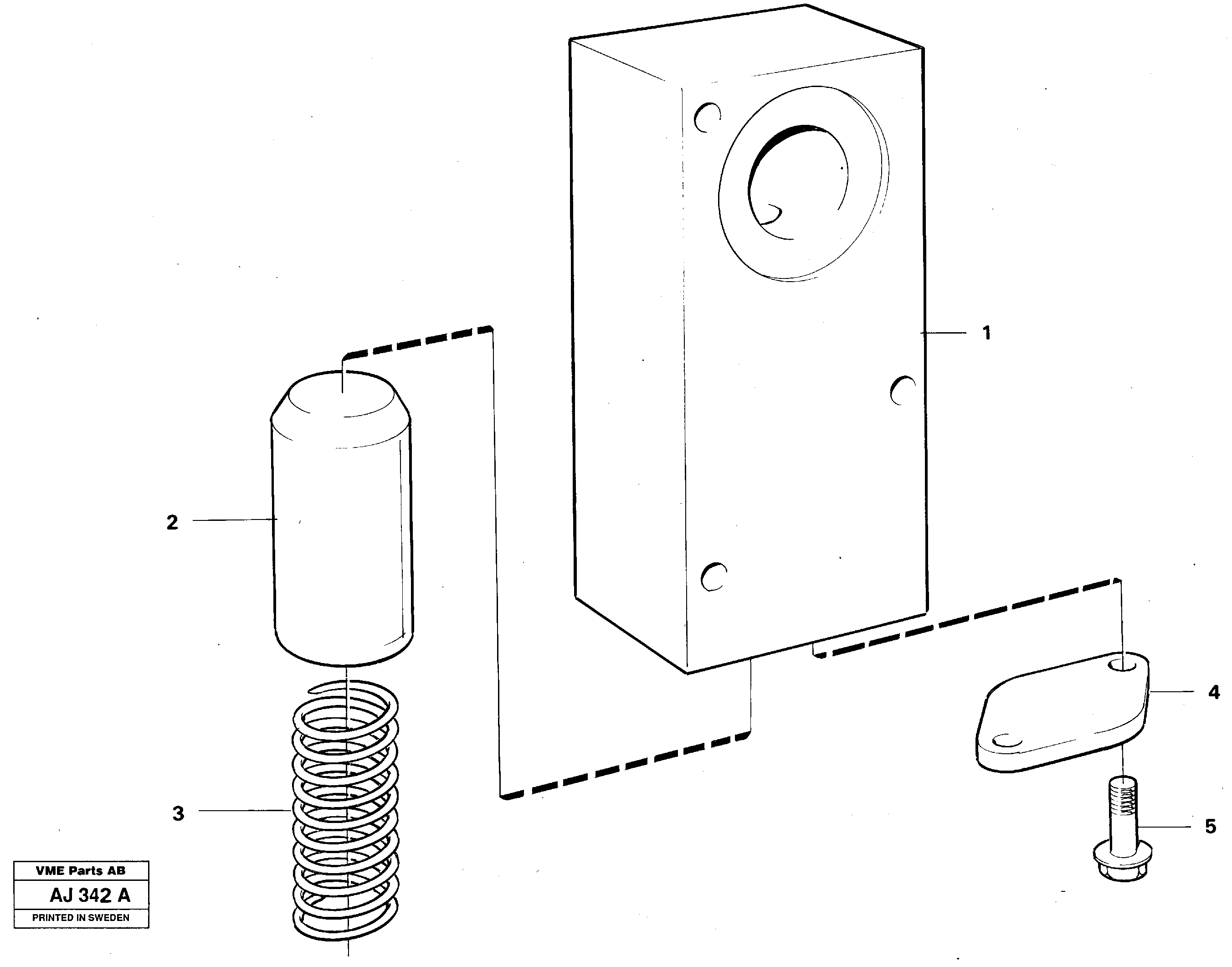 Схема запчастей Volvo L120B - 19794 Safety valve L120B VOLVO BM VOLVO BM L120B