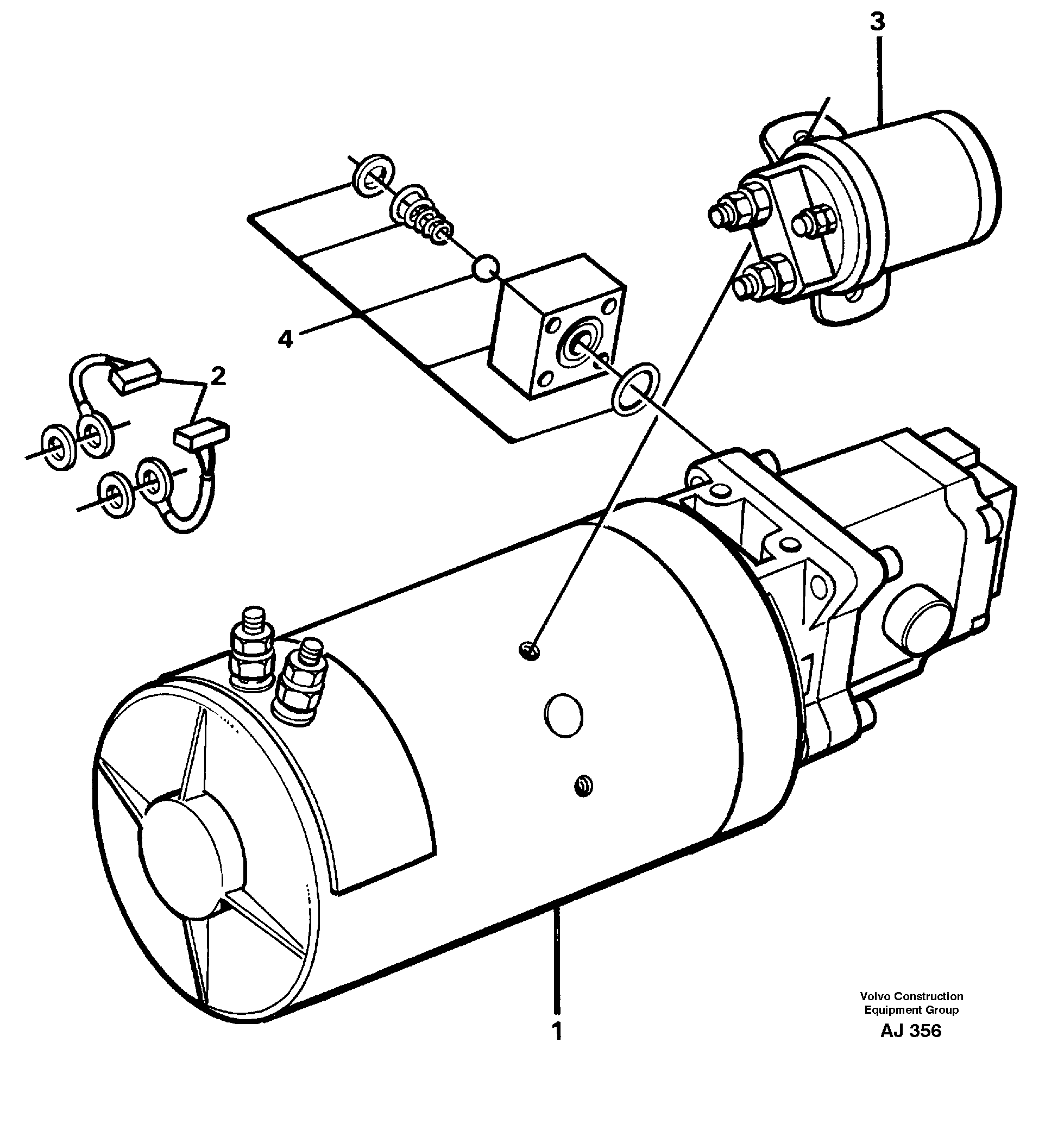 Схема запчастей Volvo L120B - 16874 Pump unit L120B VOLVO BM VOLVO BM L120B