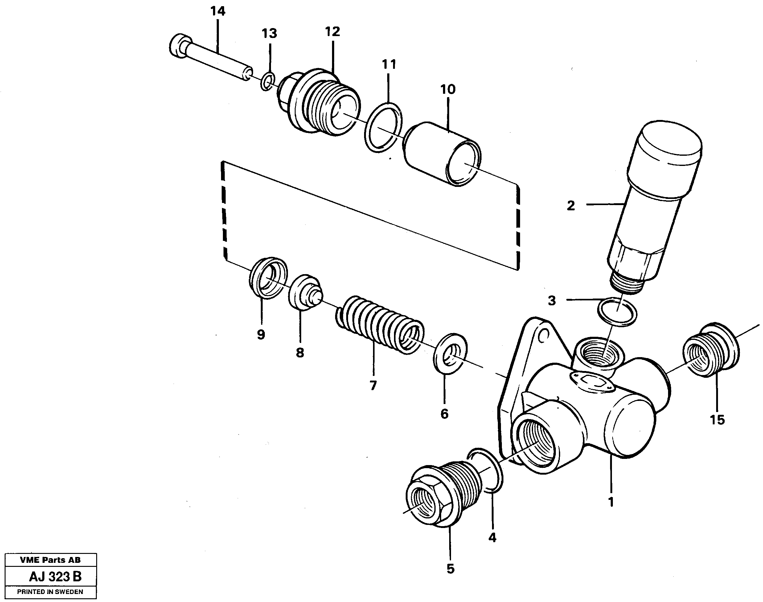 Схема запчастей Volvo L120B - 96710 Feed pump L120B VOLVO BM VOLVO BM L120B