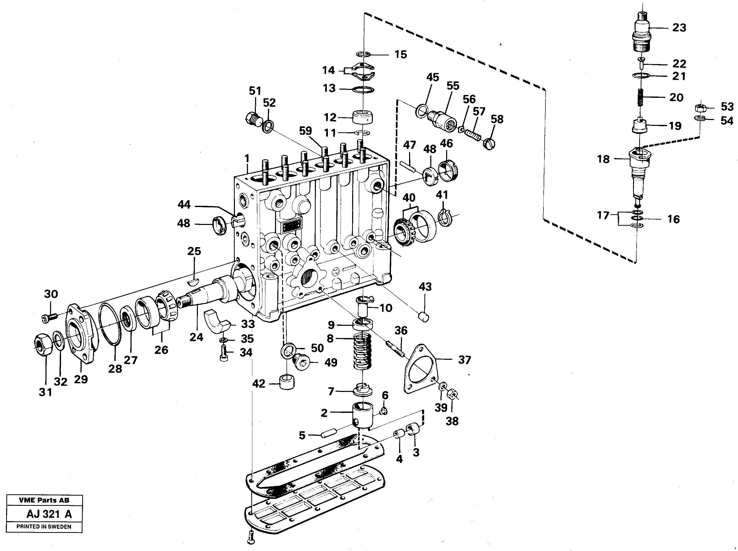 Схема запчастей Volvo L120B - 90222 Насос L120B VOLVO BM VOLVO BM L120B