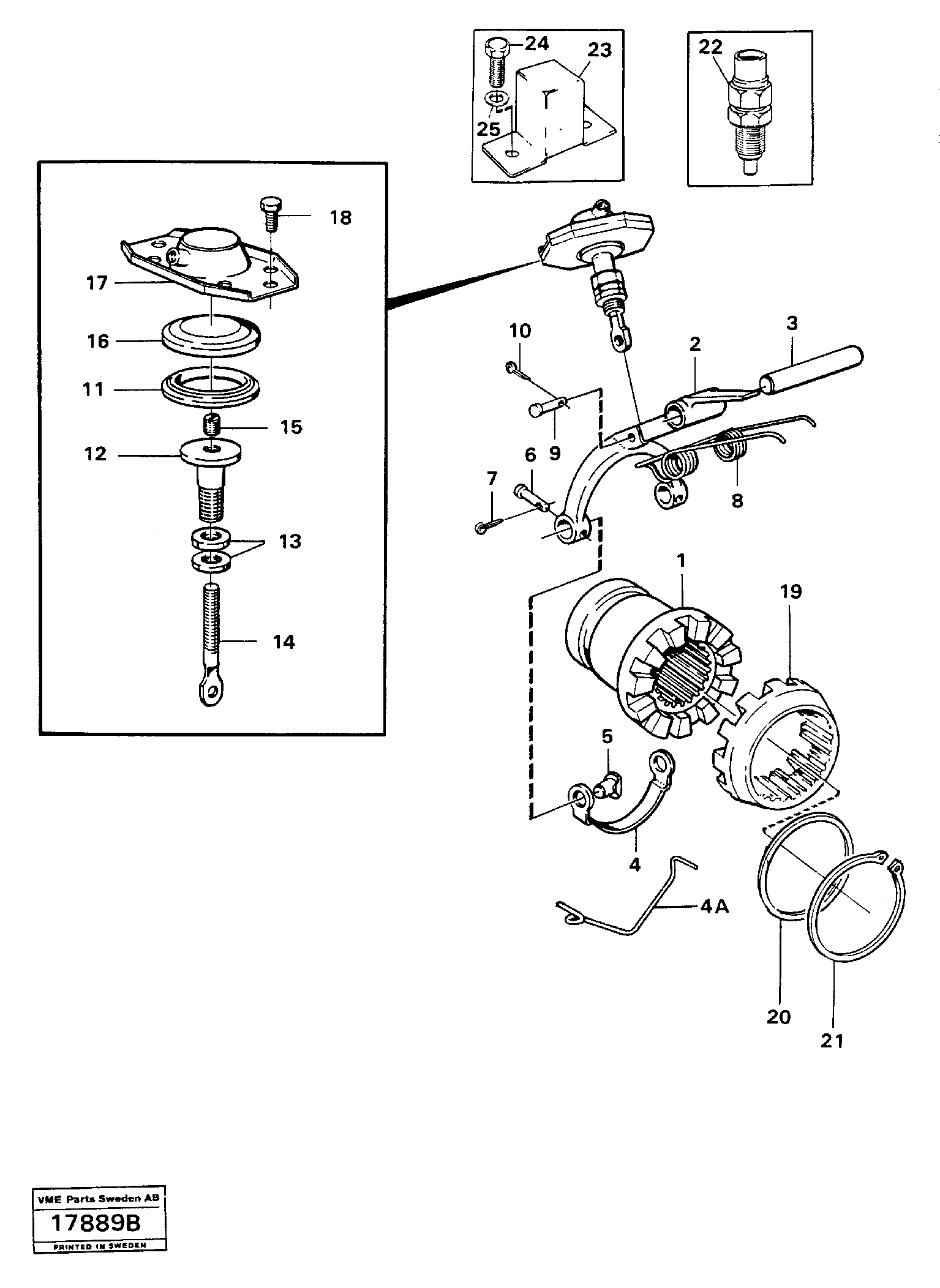 Схема запчастей Volvo L160 - 16758 Differential lock L160 VOLVO BM L160