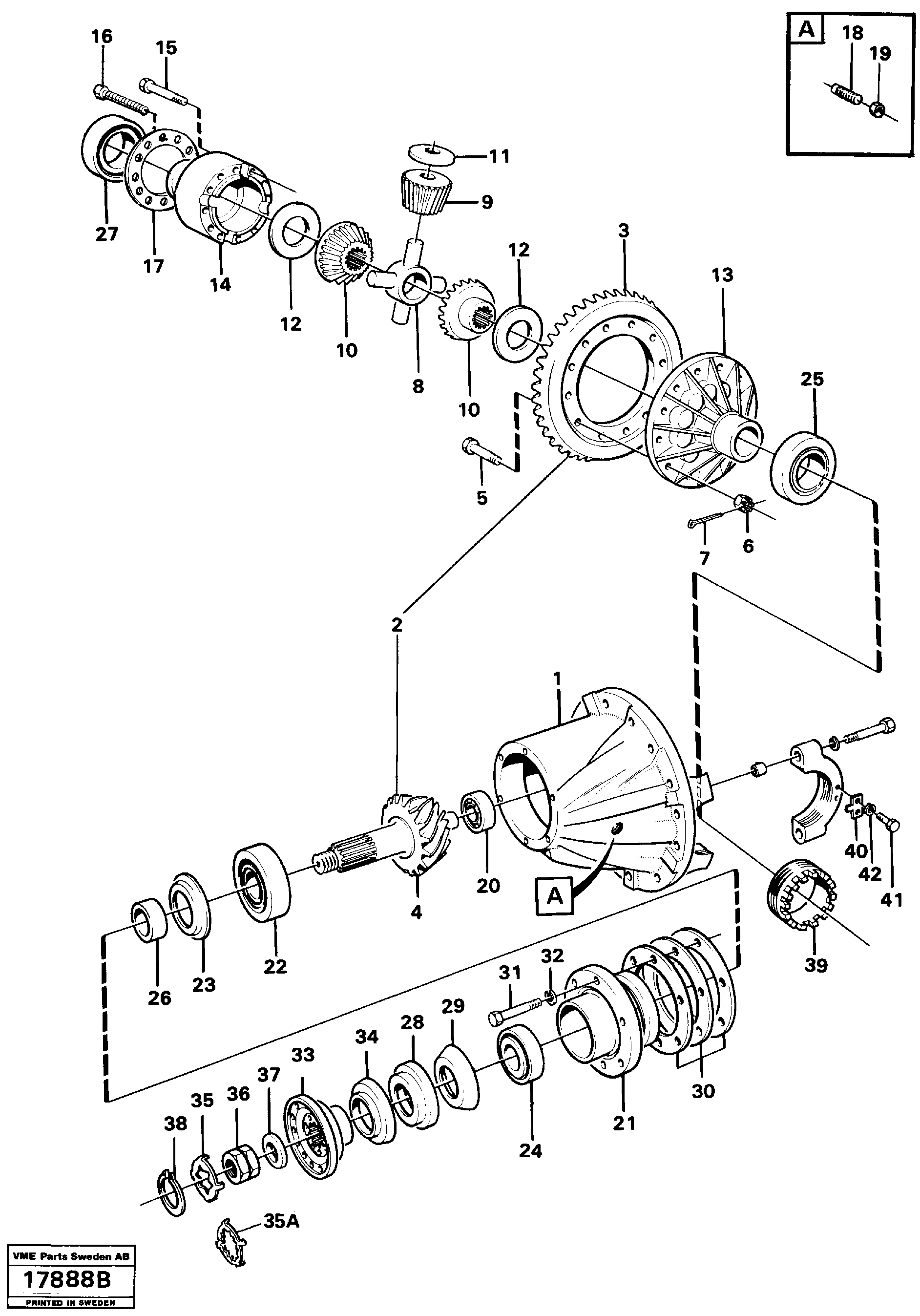Схема запчастей Volvo L160 - 62121 Final drive L160 VOLVO BM L160