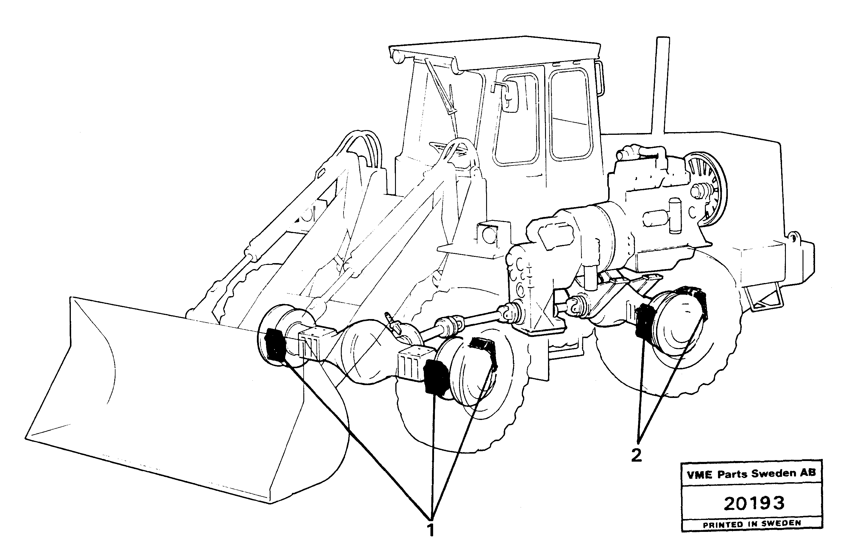 Схема запчастей Volvo L160 - 20246 Brake / planetary shaft L160 VOLVO BM L160