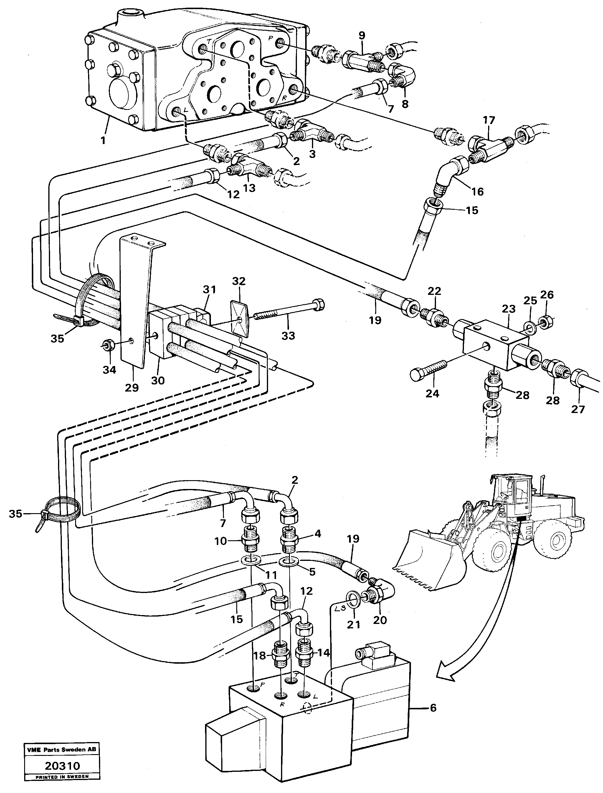Схема запчастей Volvo L160 - 53294 Comfort Driving Control L160 VOLVO BM L160