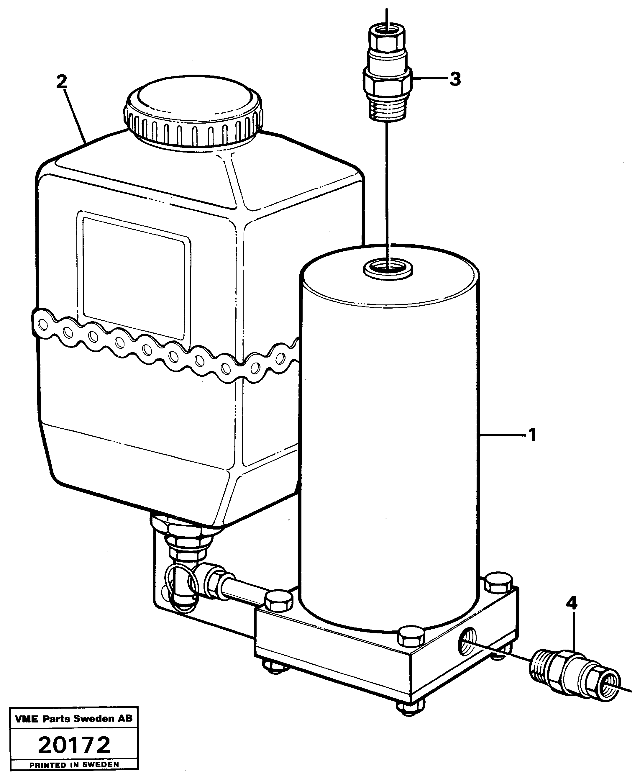 Схема запчастей Volvo L160 - 16110 Pump unit L160 VOLVO BM L160