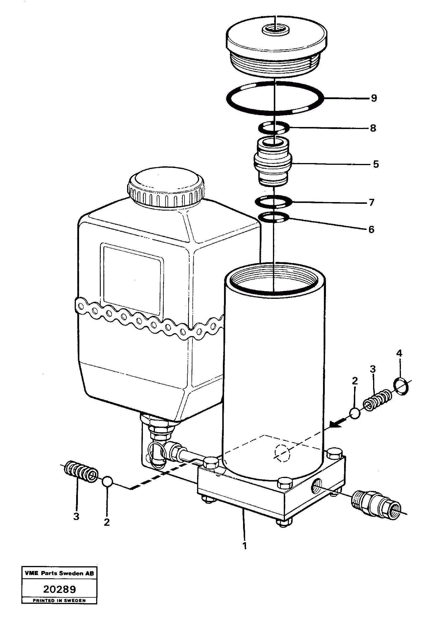 Схема запчастей Volvo L160 - 16111 Насос L160 VOLVO BM L160