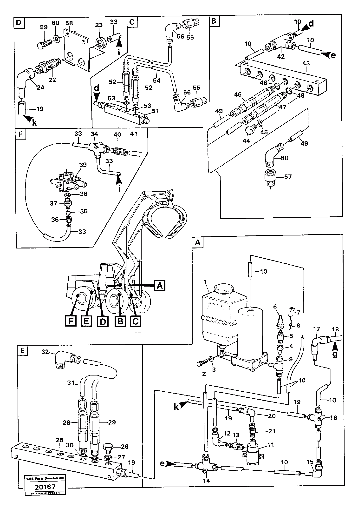 Схема запчастей Volvo L160 - 22899 Automatic lubricating L160 VOLVO BM L160