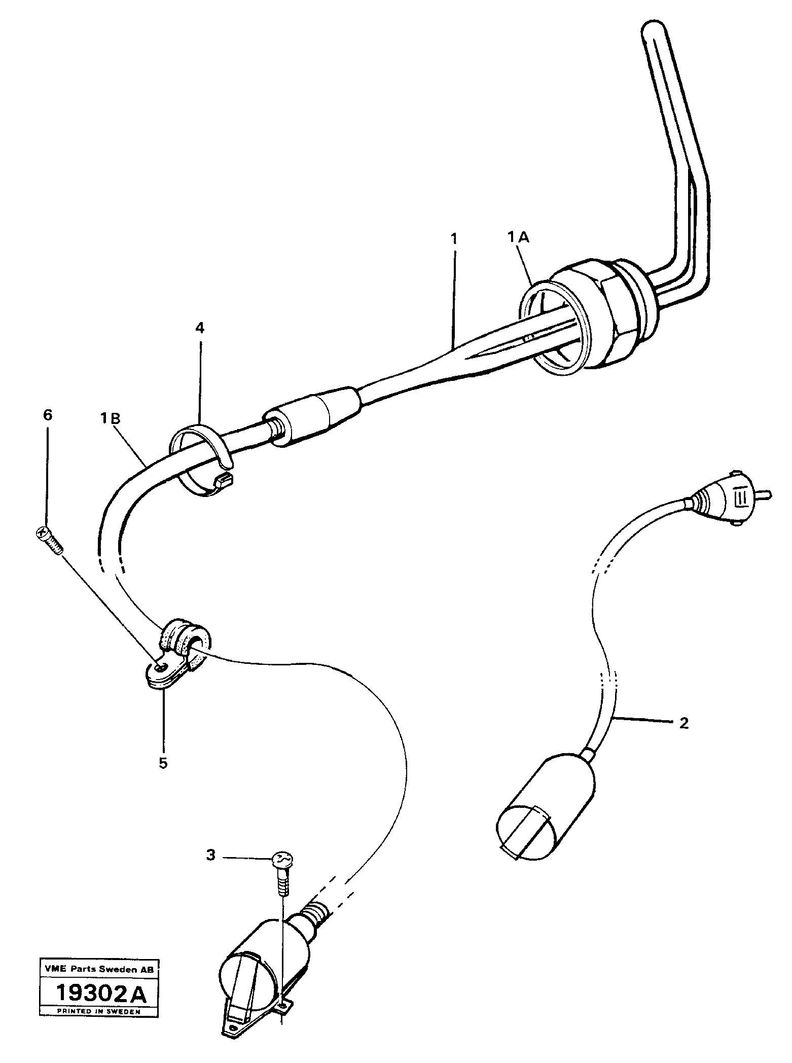 Схема запчастей Volvo L160 - 22590 Engine heater L160 VOLVO BM L160