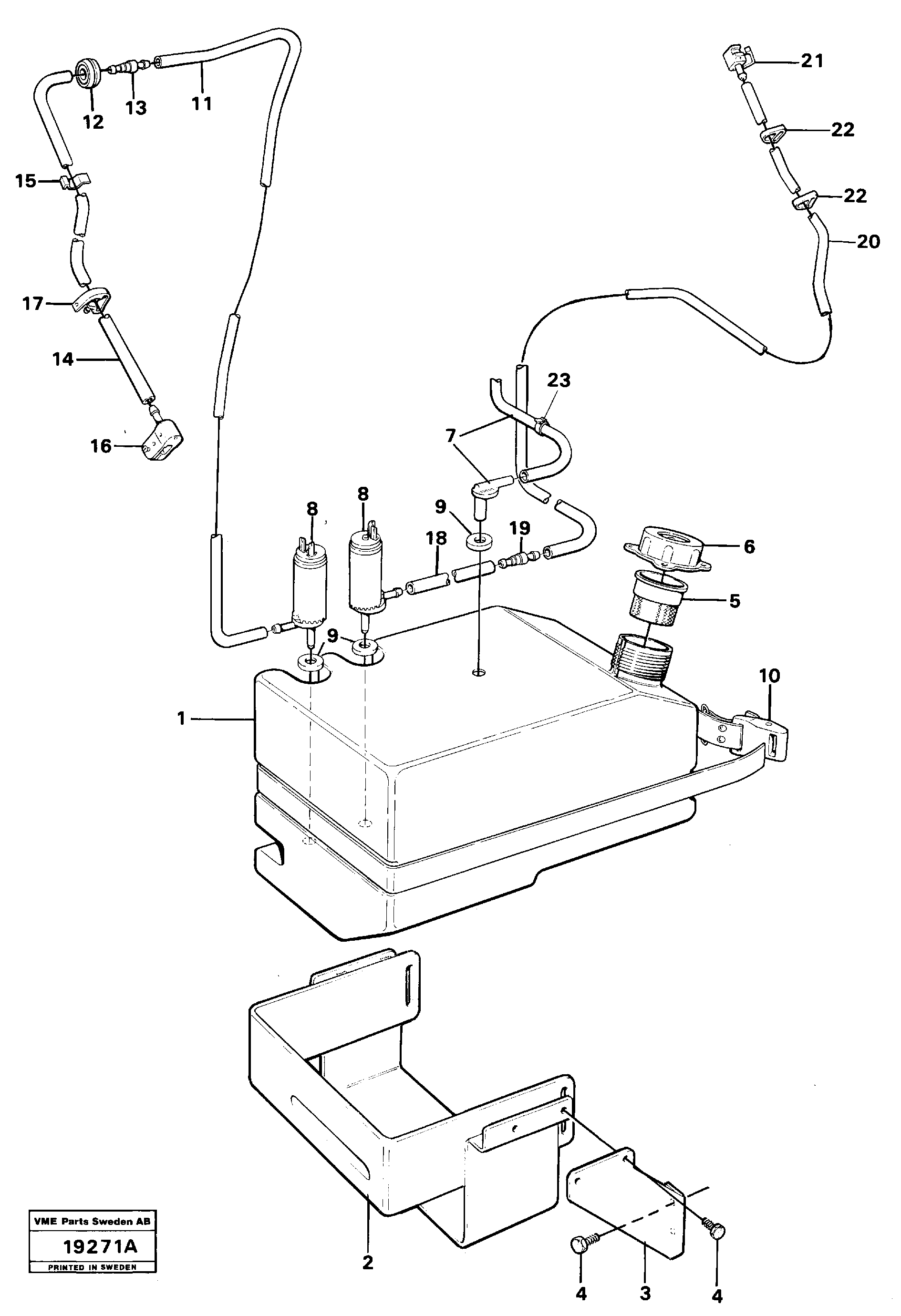 Схема запчастей Volvo L160 - 2530 Шайба лобового стекла (ветрового) L160 VOLVO BM L160