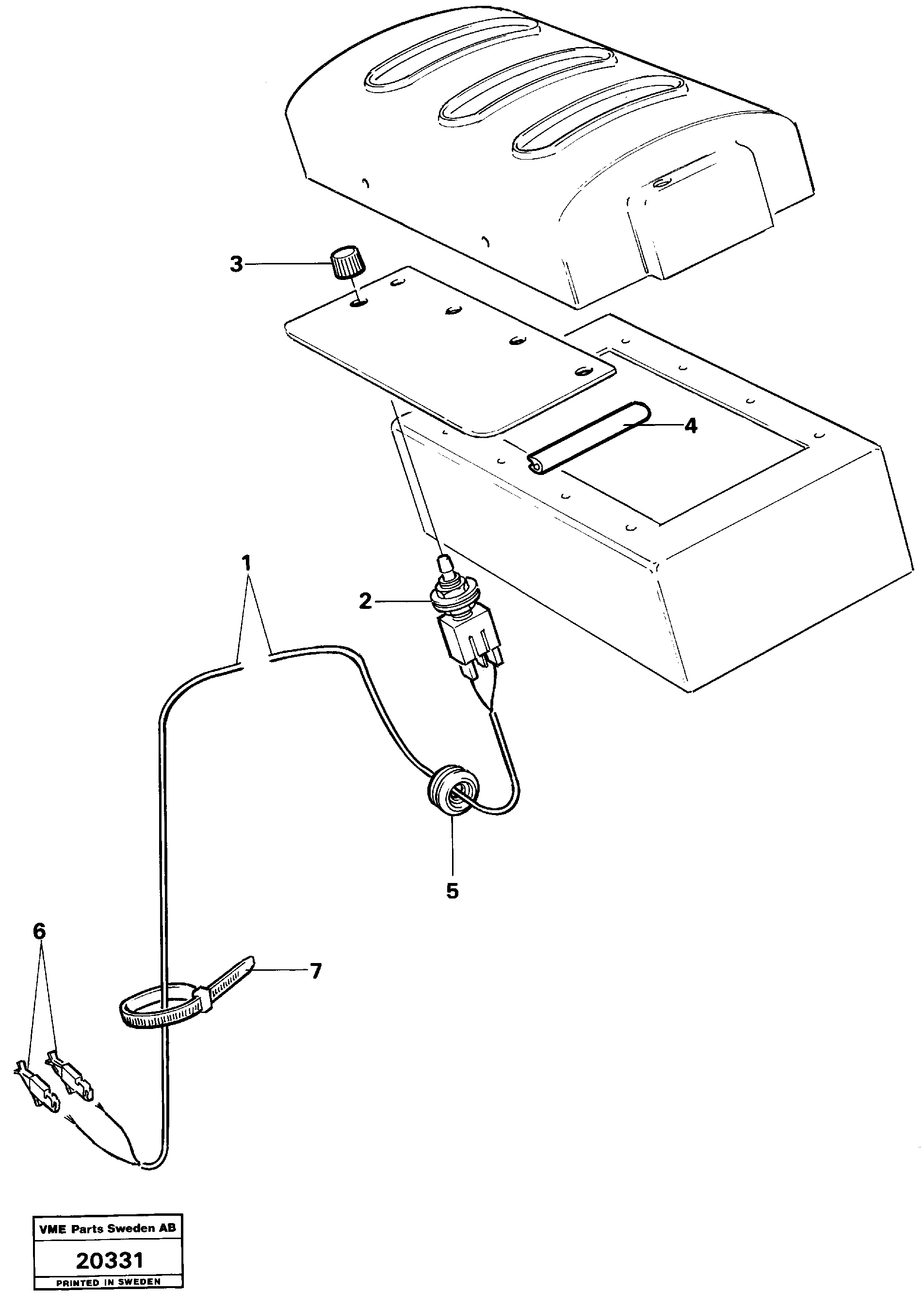 Схема запчастей Volvo L160 - 22311 Kickdown function L160 VOLVO BM L160