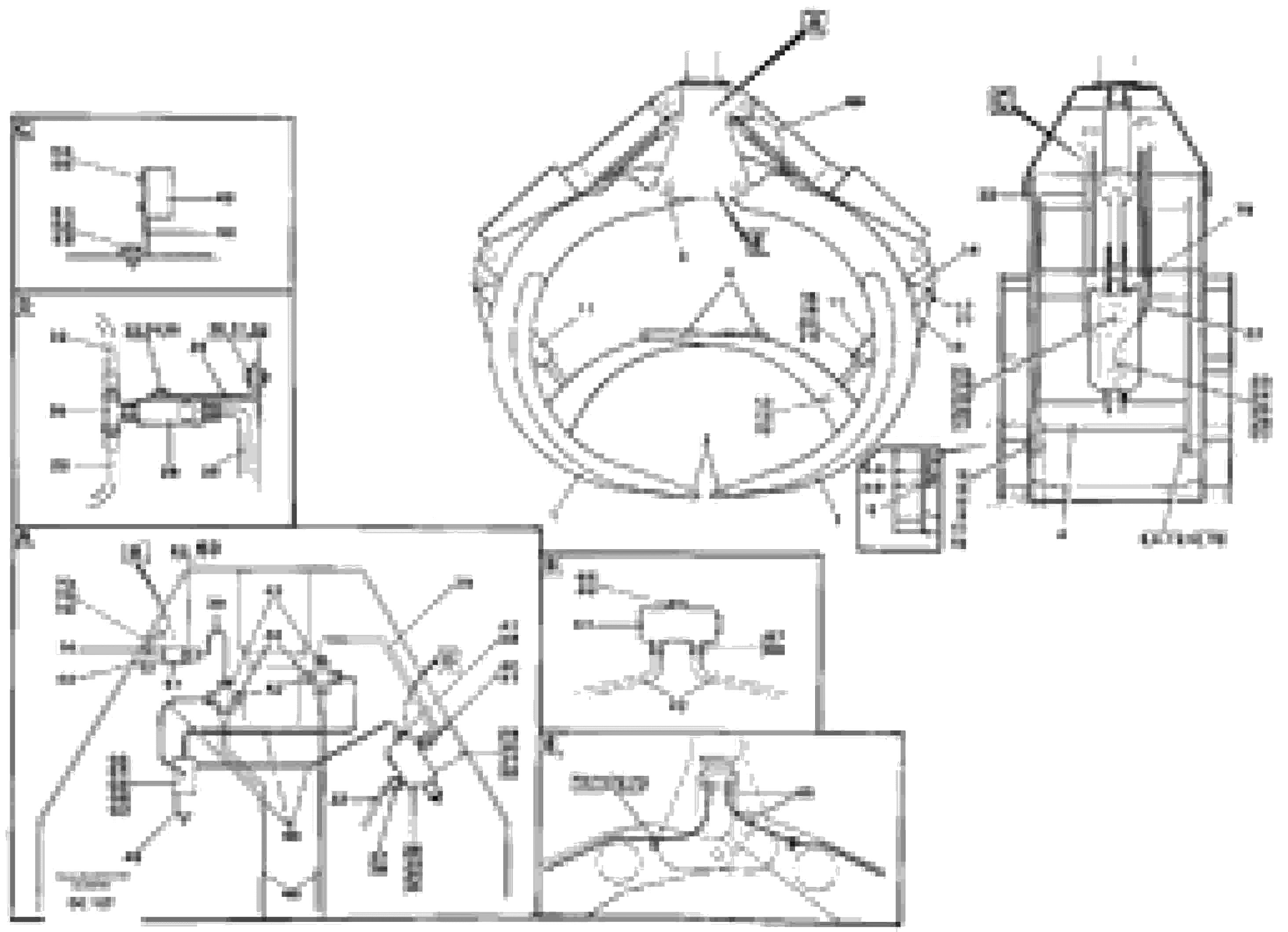 Схема запчастей Volvo EL70 - 66906 Grab fork with clamp.arm ATTACHMENTS ATTACHMENTS WHEEL LOADERS GEN. - C