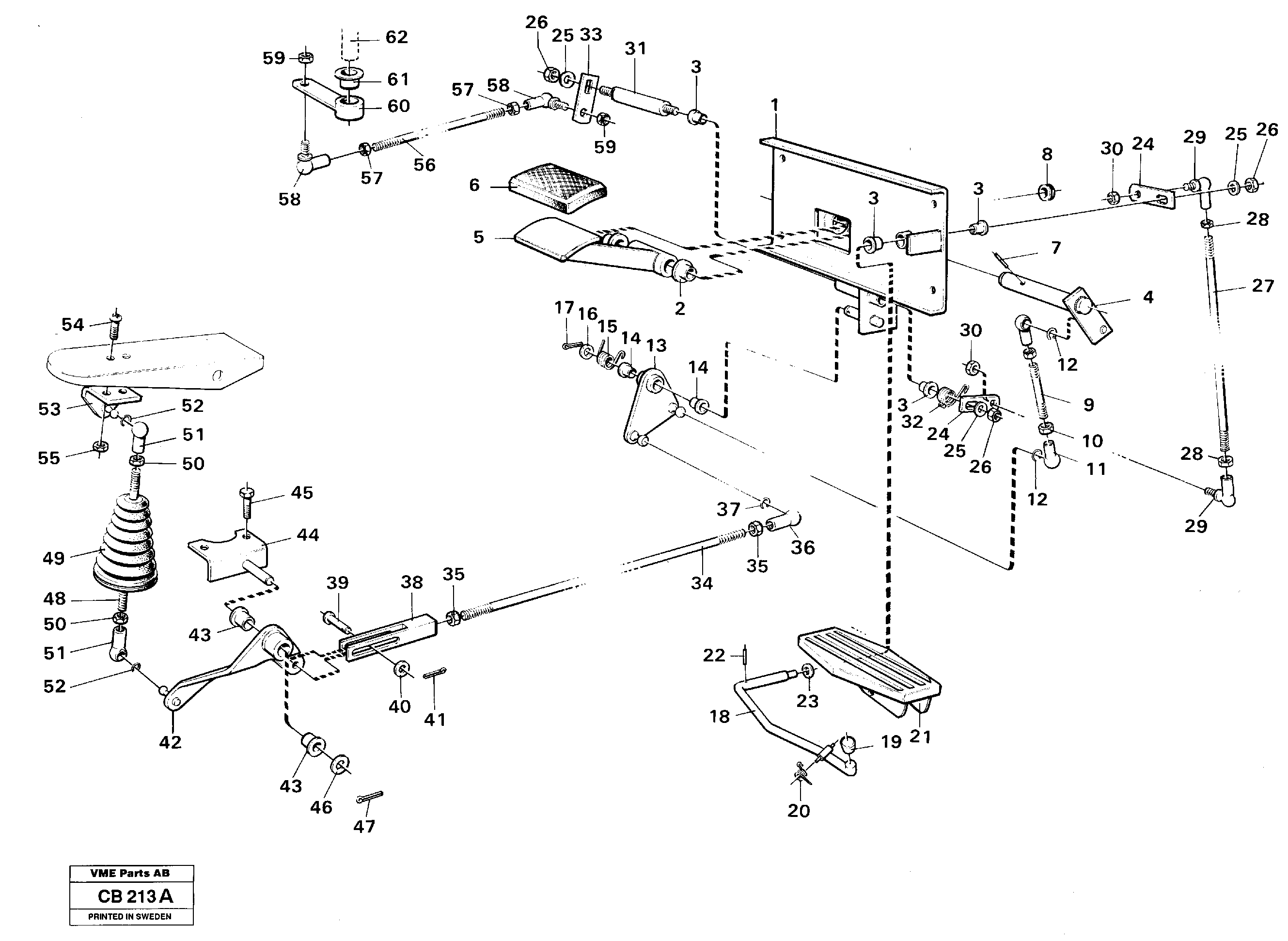 Схема запчастей Volvo EL70 - 33534 Dual controls EL70 VOLVO BM VOLVO BM EL70