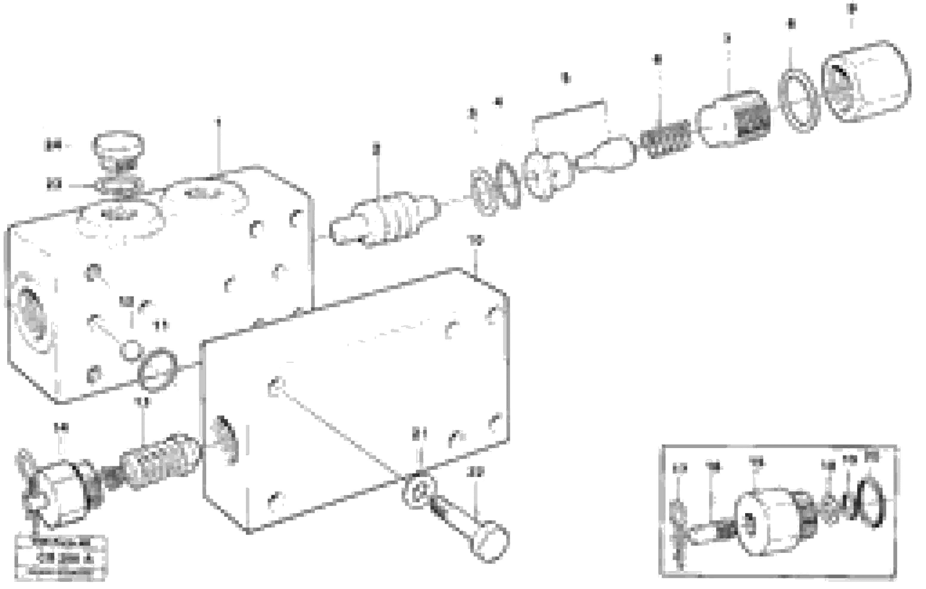 Схема запчастей Volvo EL70 - 29959 Valve, circuit body and return valve EL70 VOLVO BM VOLVO BM EL70