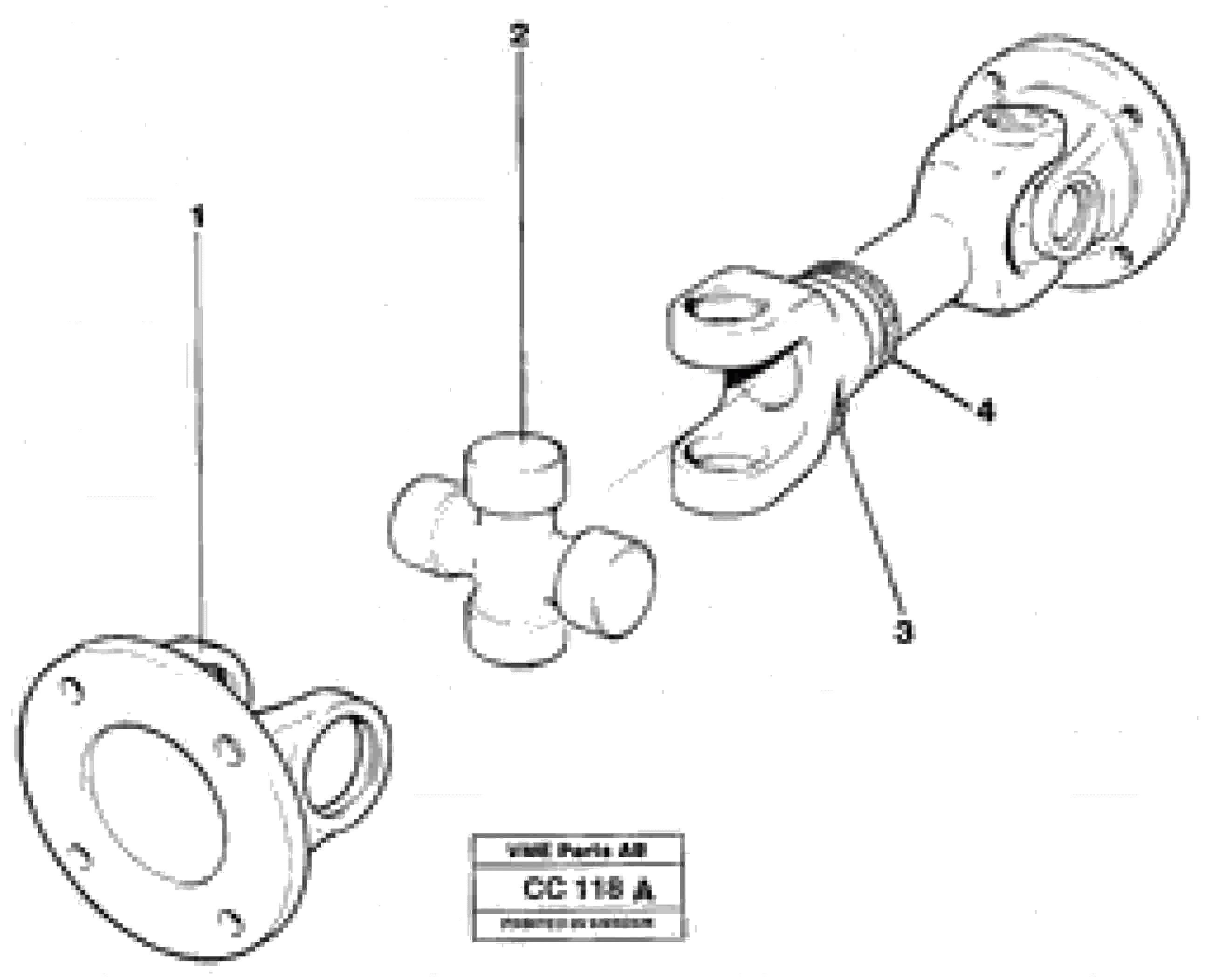Схема запчастей Volvo EL70C - 14710 Вал карданный EL70C VOLVO BM VOLVO BM EL70C