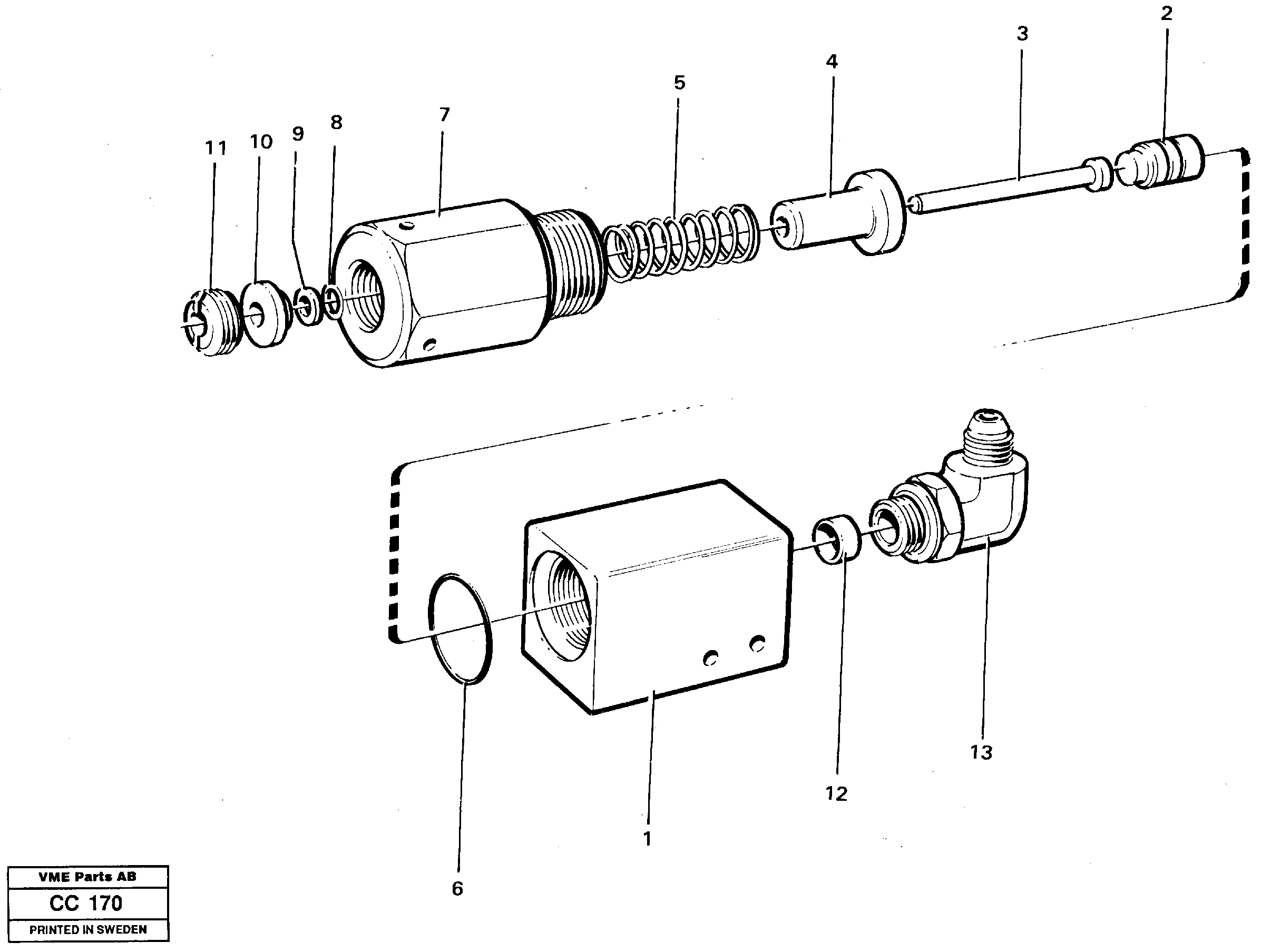 Схема запчастей Volvo EL70C - 25795 Pressure monitor EL70C VOLVO BM VOLVO BM EL70C
