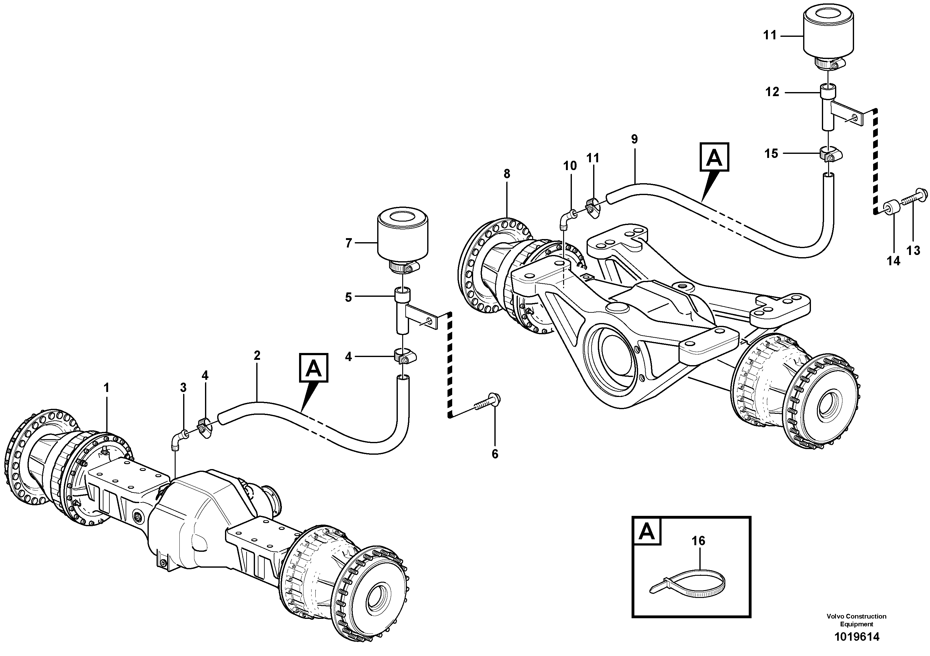 Схема запчастей Volvo L120E - 83300 Venting, planetary gear L120E S/N 19804- SWE, 66001- USA, 71401-BRA, 54001-IRN