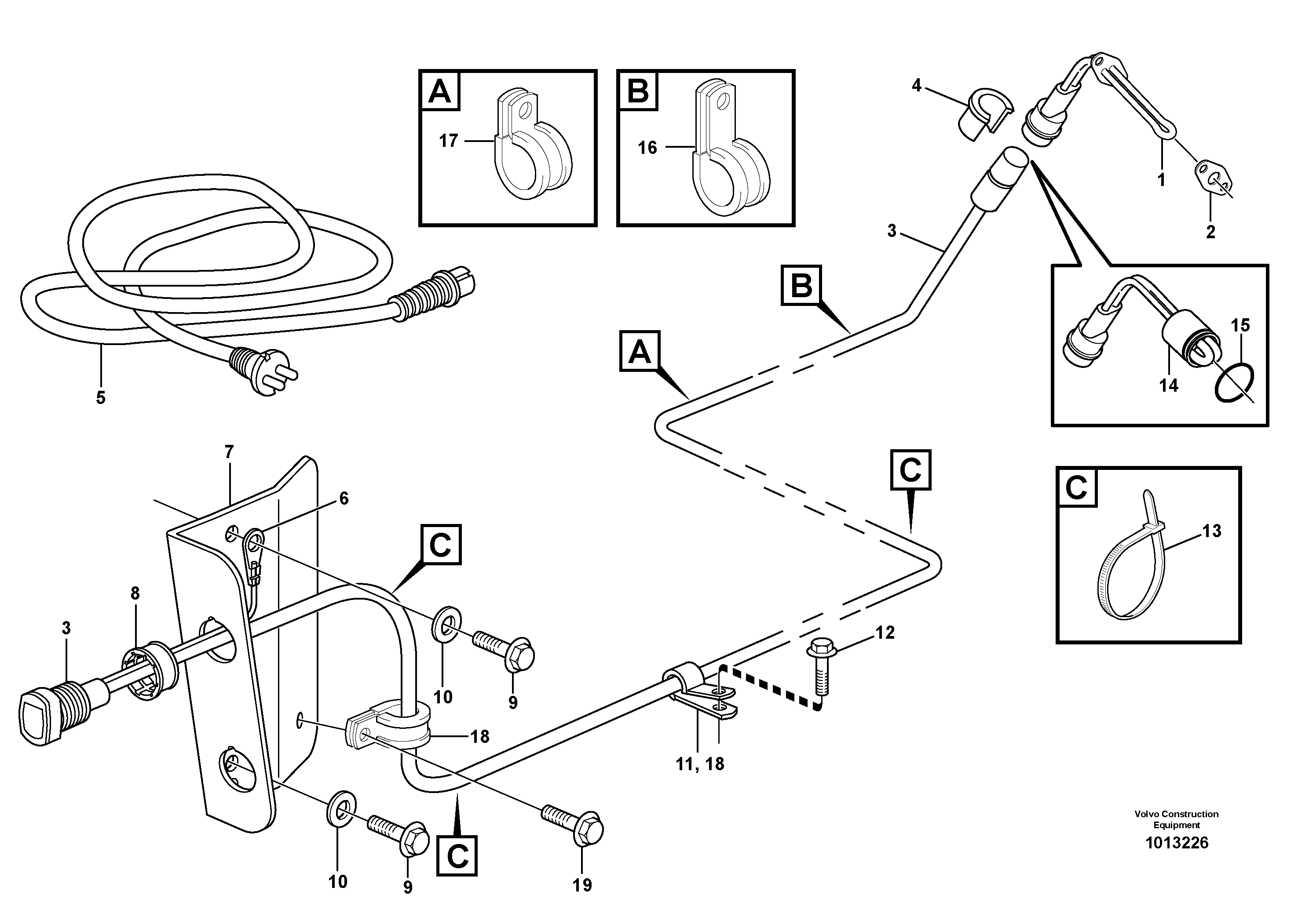 Схема запчастей Volvo L70E - 29906 Engine heater L70E