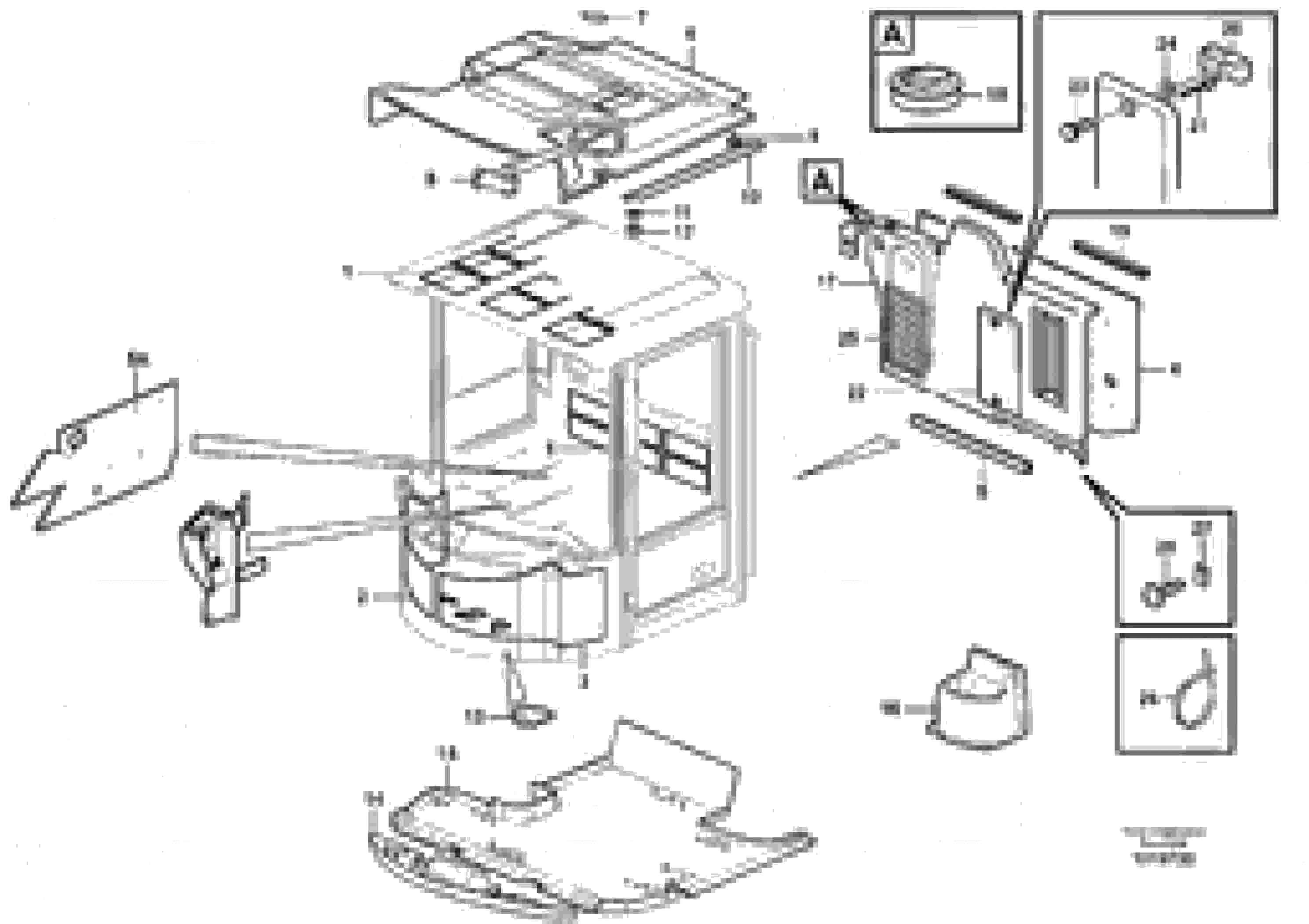 Схема запчастей Volvo L110E - 70781 Insulating matting L110E S/N 2202- SWE, 61001- USA, 70401-BRA