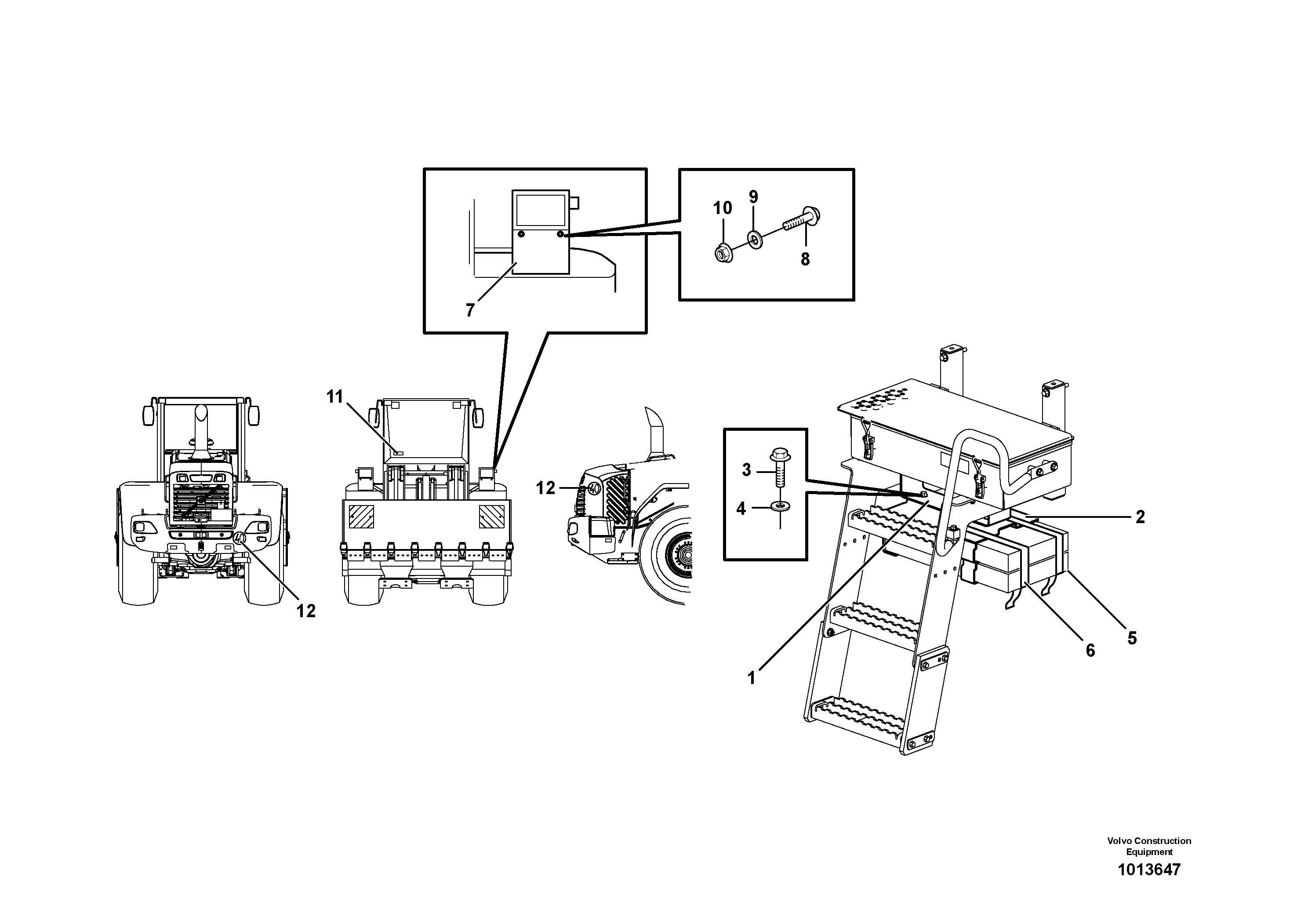 Схема запчастей Volvo L110E - 28082 German version L110E S/N 1002 - 2165 SWE, 60001- USA,70201-70257BRA