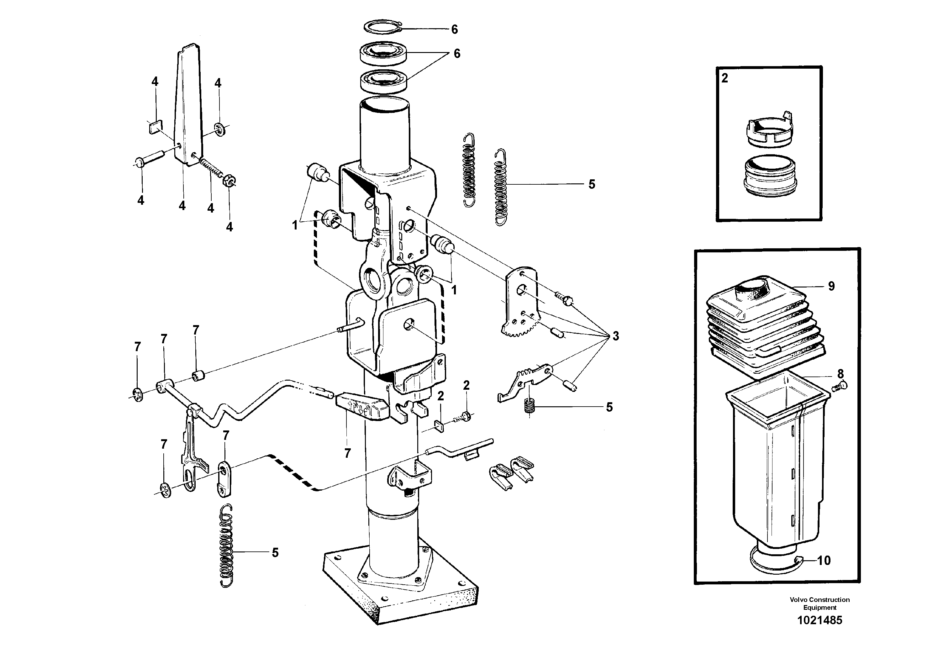 Схема запчастей Volvo L50C - 23900 Adjustable steering wheel L50B/L50C VOLVO BM VOLVO BM L50B/L50C SER NO - 10966