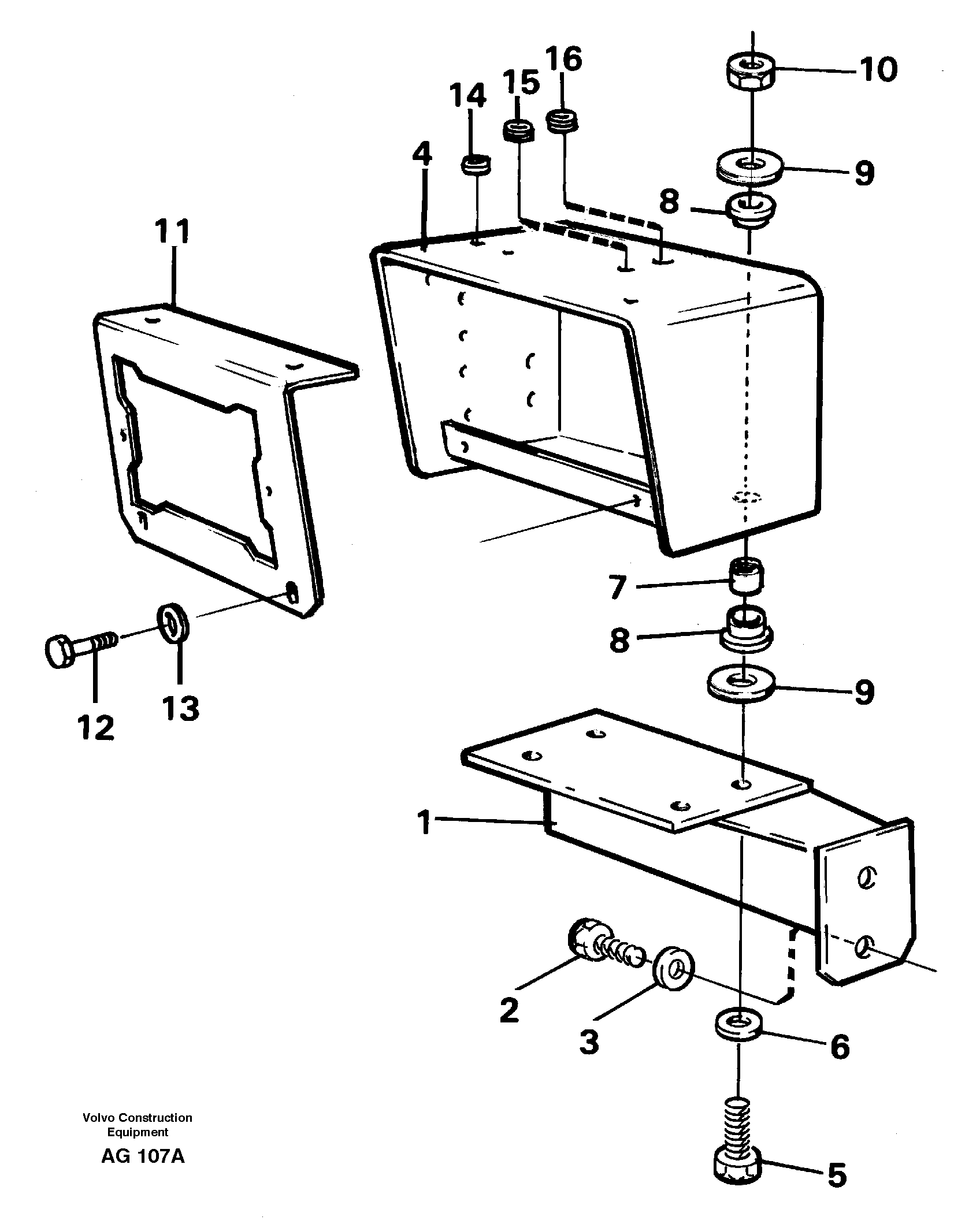 Схема запчастей Volvo L50C - 41750 Lamp retainer L50B/L50C VOLVO BM VOLVO BM L50B/L50C SER NO - 10966
