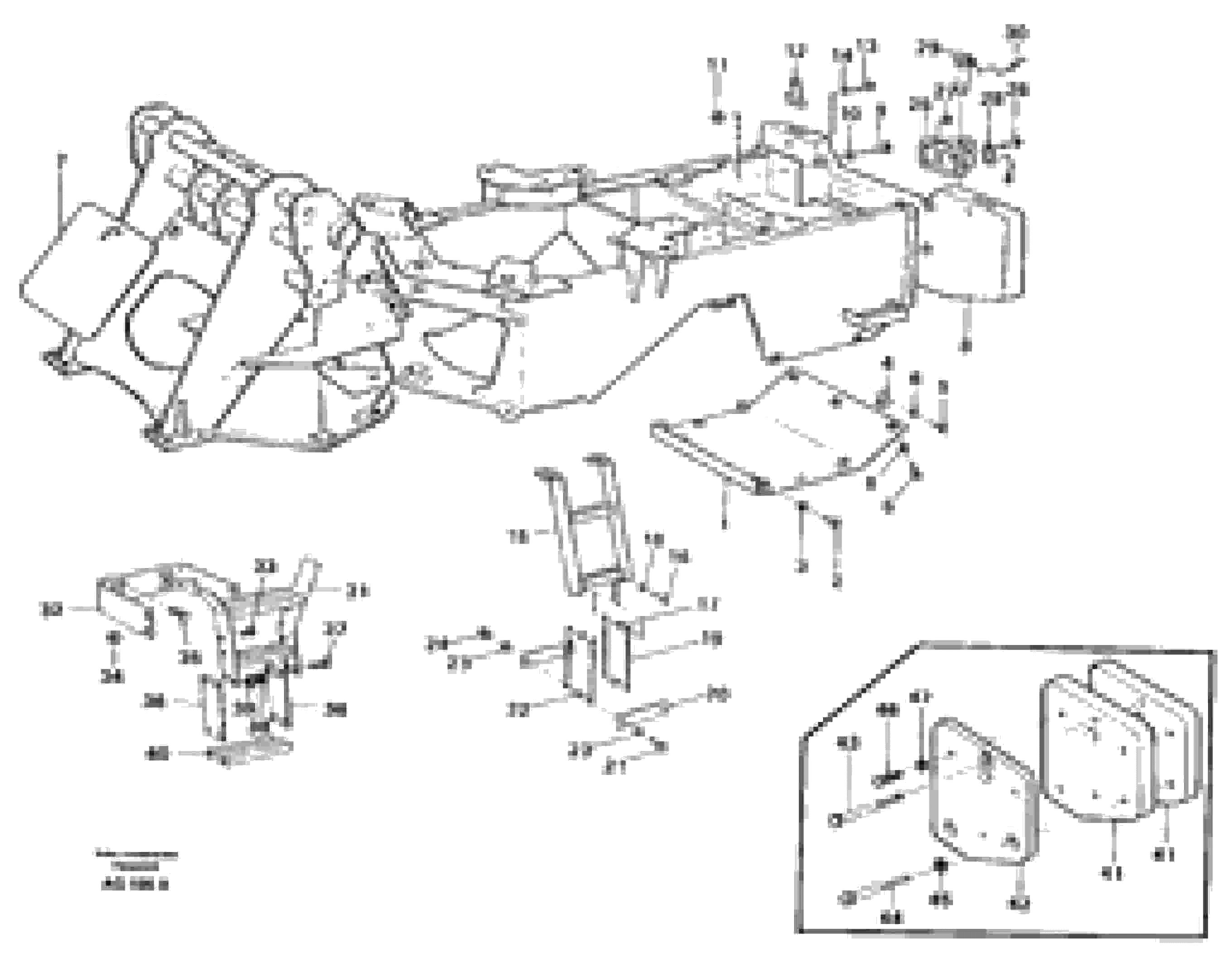 Схема запчастей Volvo L50C - 52024 Protecting plates L50B/L50C VOLVO BM VOLVO BM L50B/L50C SER NO - 10966
