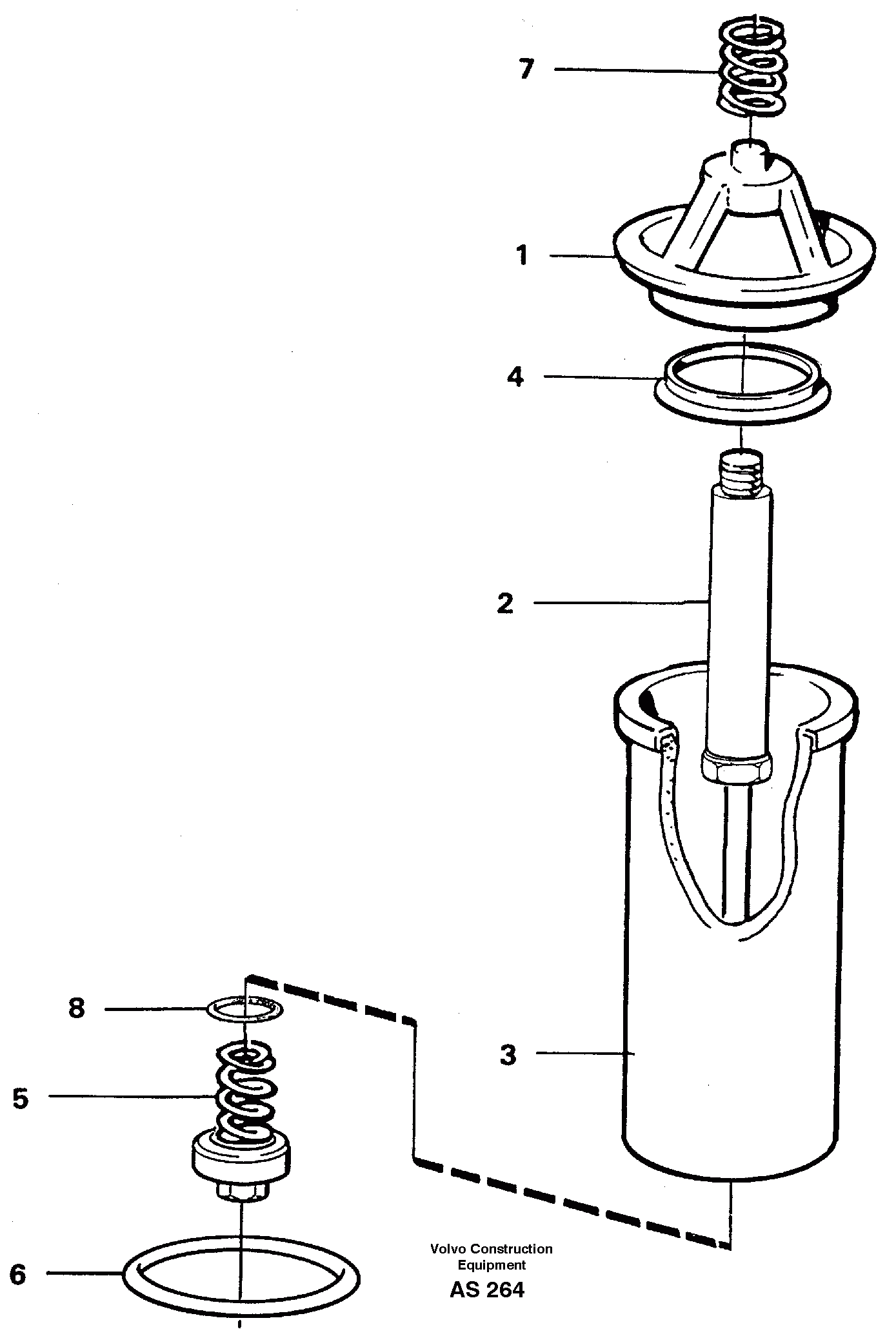 Схема запчастей Volvo L70C - 23880 Фильтр масляный L70C SER NO 13116-, SER NO BRAZIL 70007-