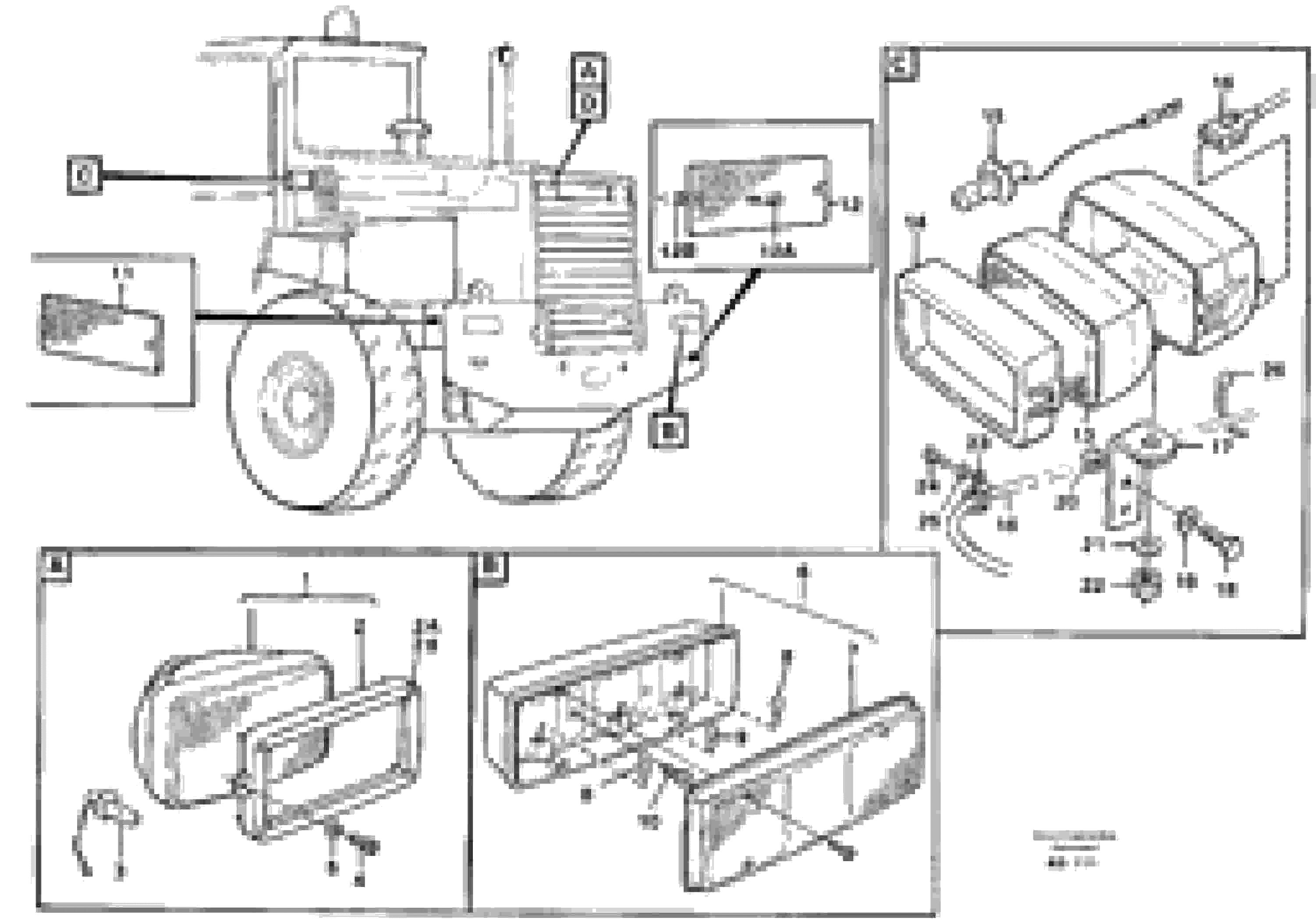 Схема запчастей Volvo L70C - 25838 Lighting, rear L70C SER NO 13116-, SER NO BRAZIL 70007-