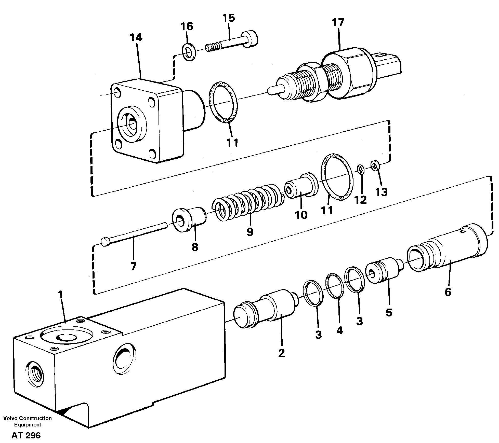 Схема запчастей Volvo L90C - 94739 Sensor L90C